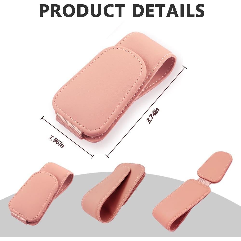 Soporte de Gafas de Sol para Coche CMWWYFC Rosa Magnético