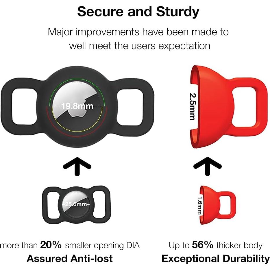 Soporte para Airtag WHALEZON para Gato y Perro Pequeño