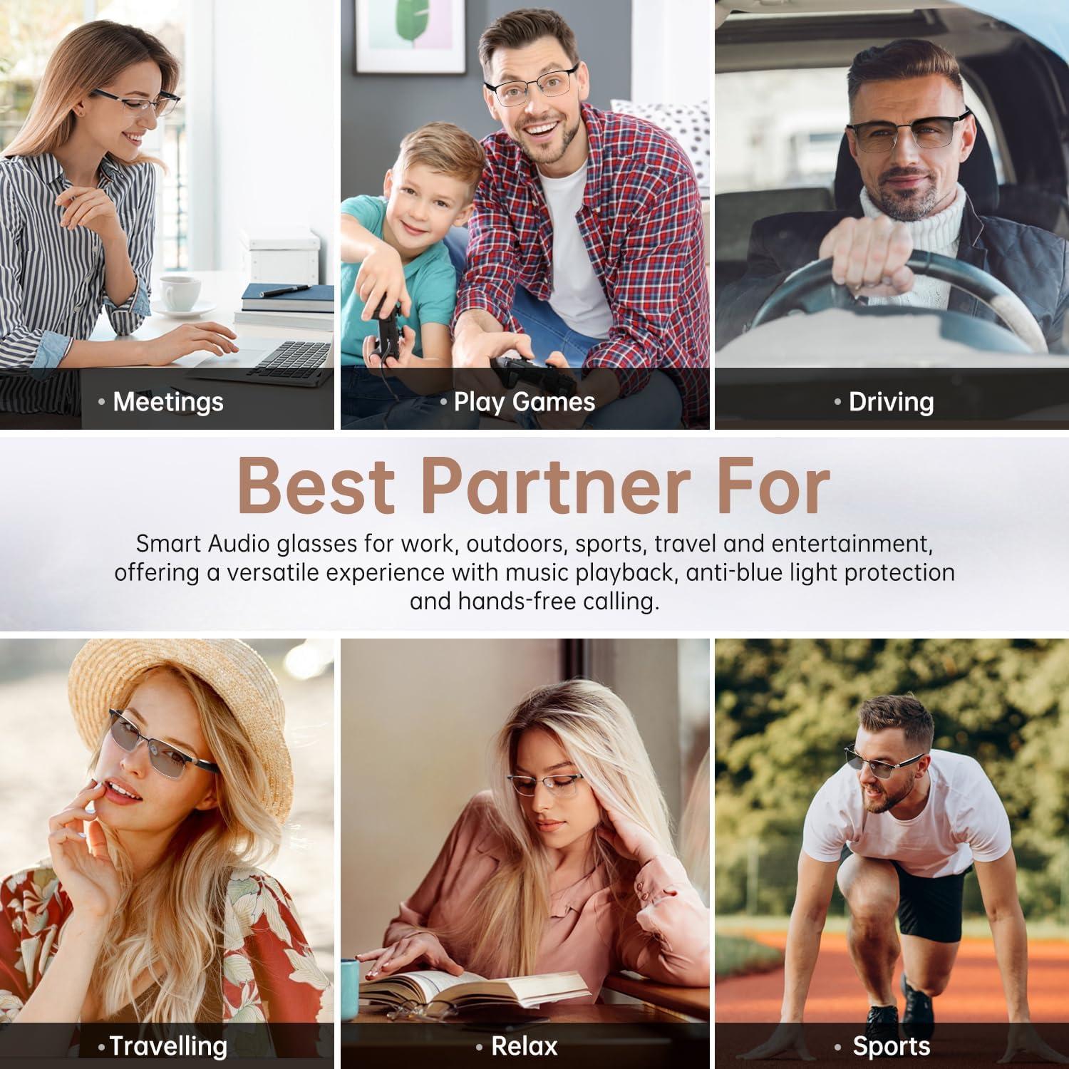 Gafas de Audio Bluetooth GenXenon GS06S Polarizadas UV400