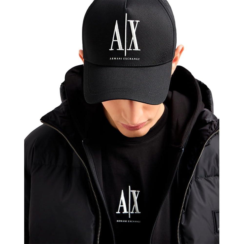 Gorra de béisbol Armani Exchange Talla Única Negra