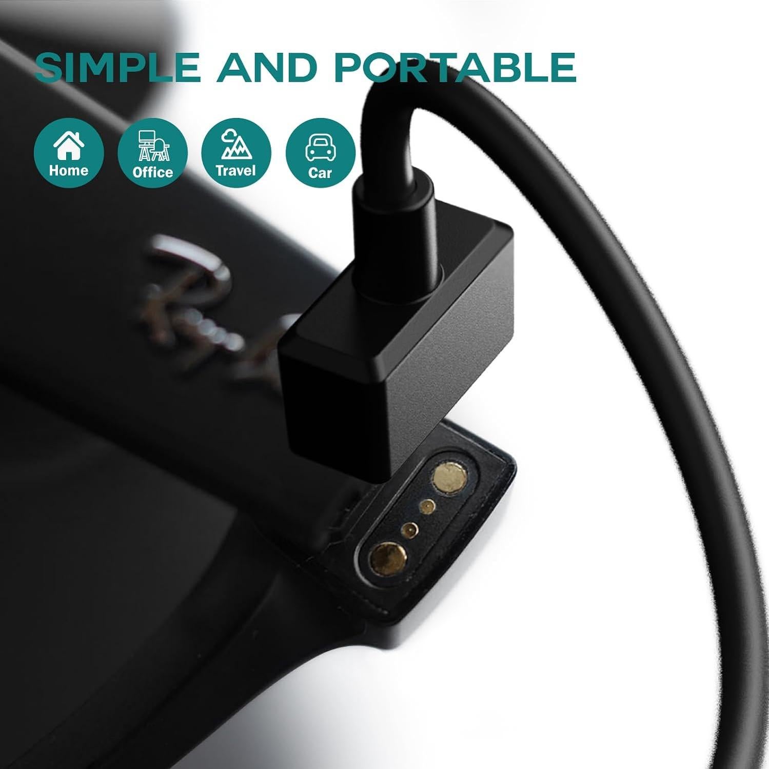 Cable de Carga TUSITA para Gafas Ray-Ban Stories - 1M