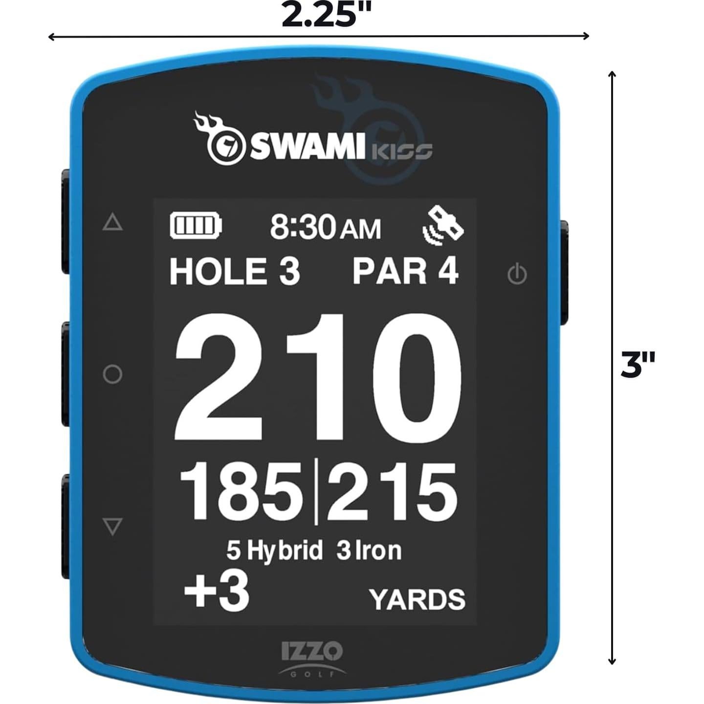 Swami KISS 2.0 Medidor GPS de Golf con Imán - Azul