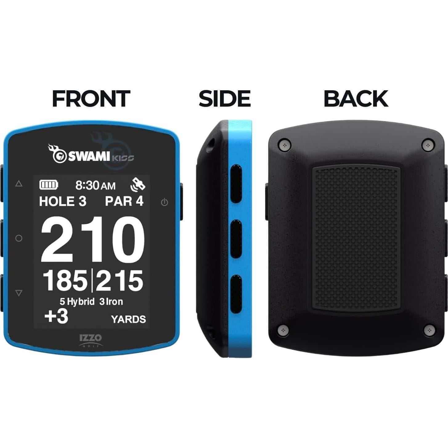 Swami KISS 2.0 Medidor GPS de Golf con Imán - Azul