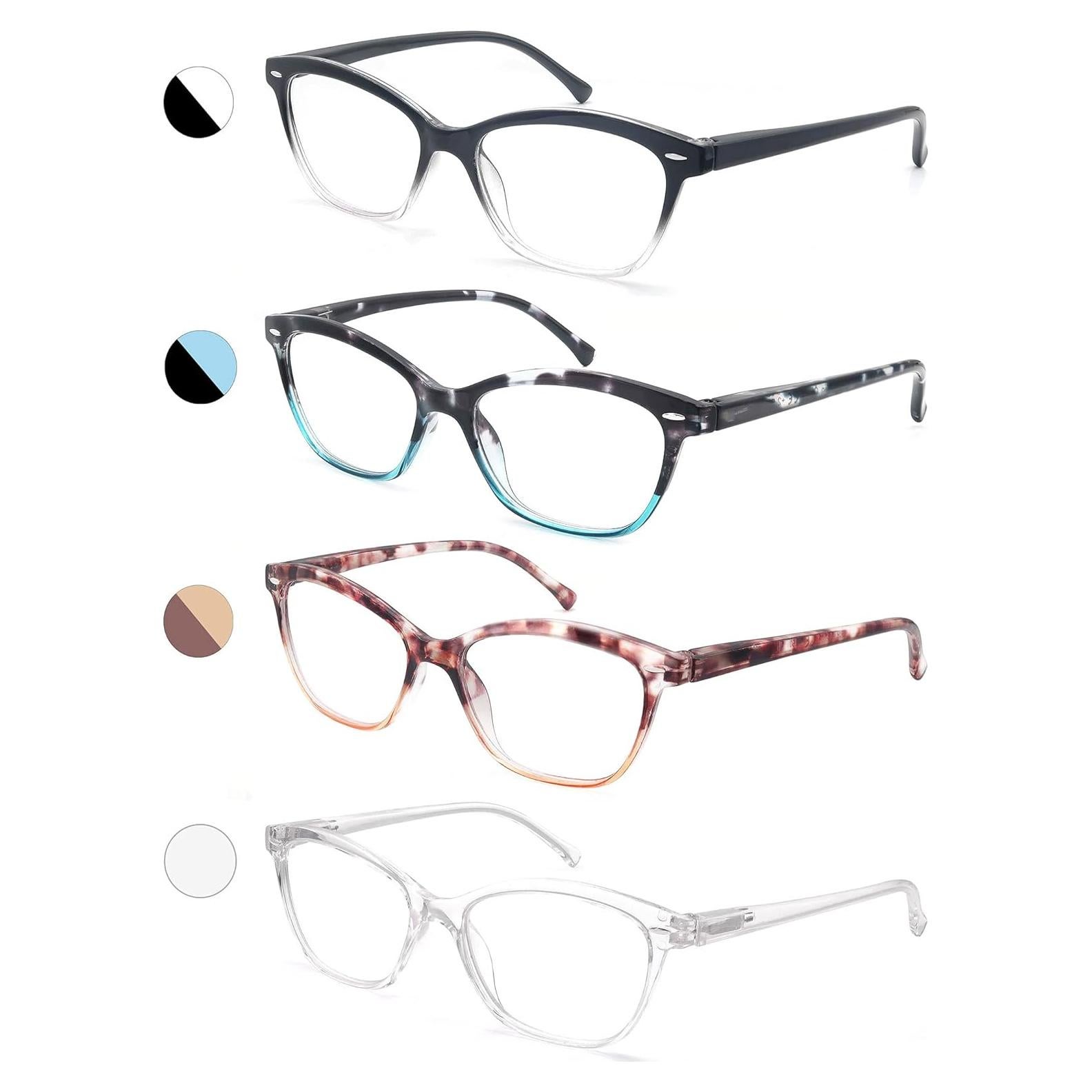 Gafas de Lectura MODFANS Redondas 4 Colores 0.5x