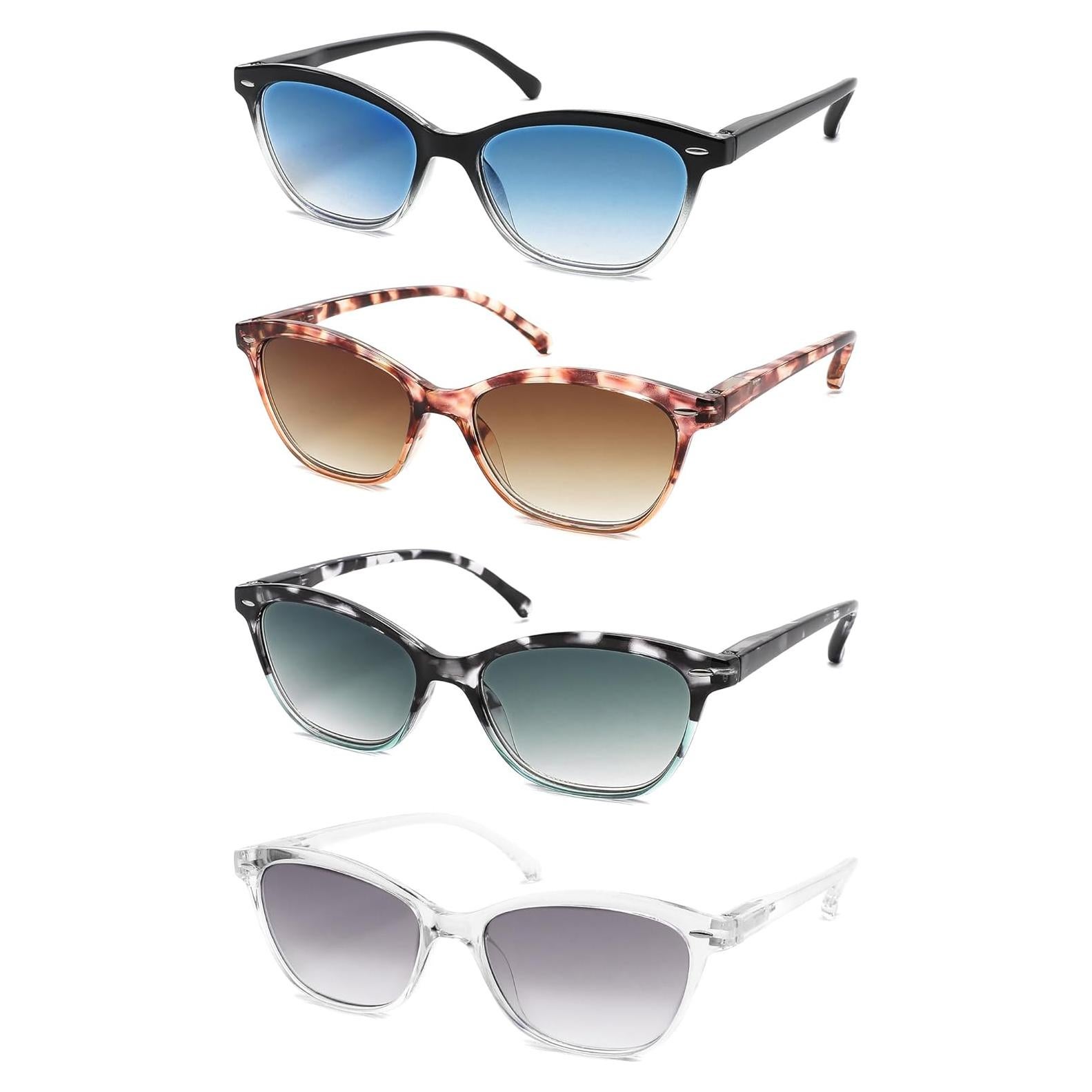 Gafas de Lectura MODFANS 4 Paquetes 4.0 UV Anti-reflejo