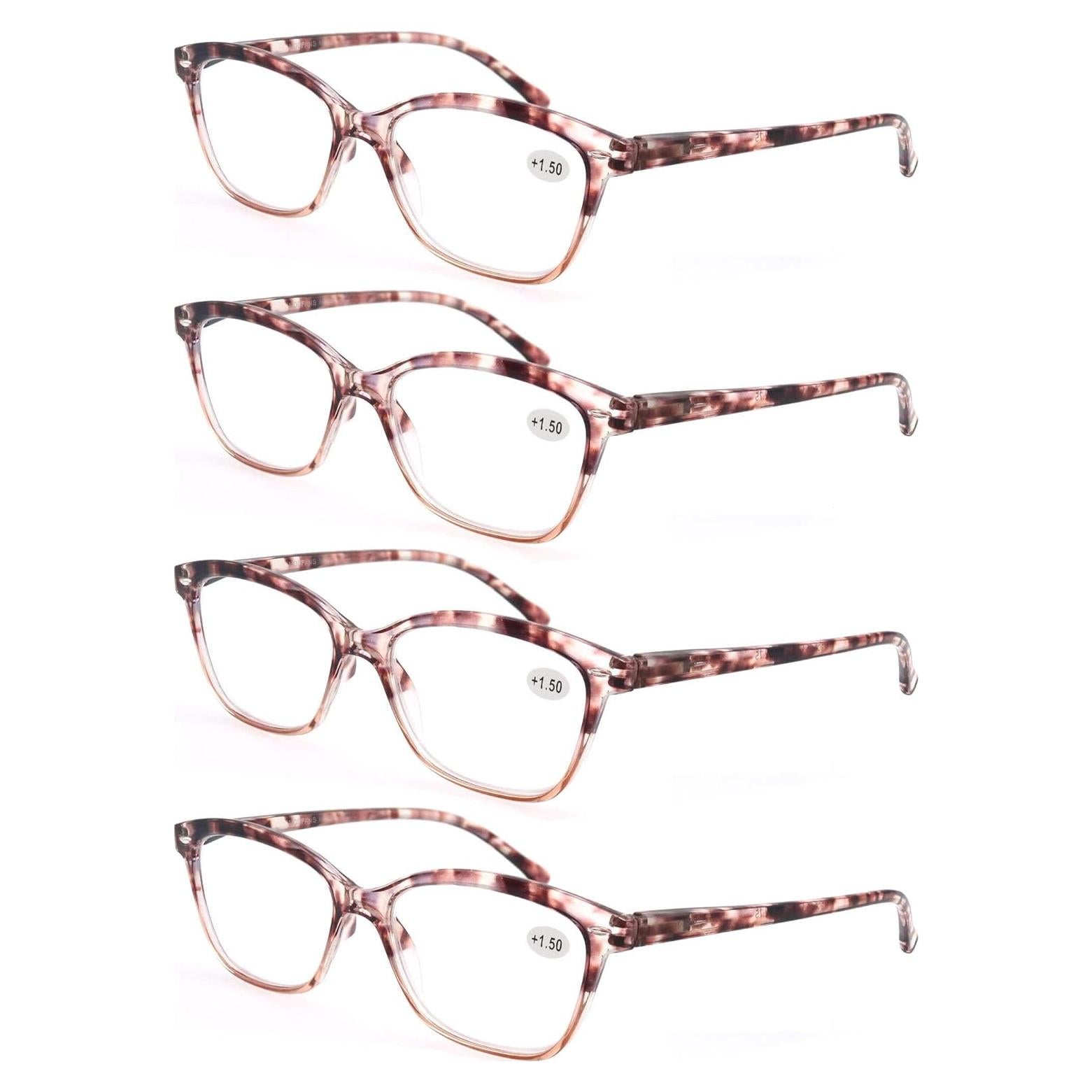 Gafas de Lectura MODFANS 1.75 Marrón Demi para Mujeres
