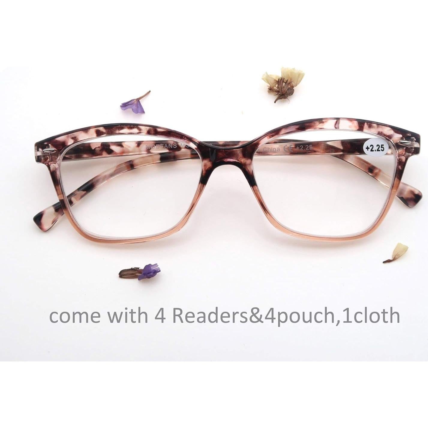 Gafas de Lectura MODFANS 1.75 Marrón Demi para Mujeres