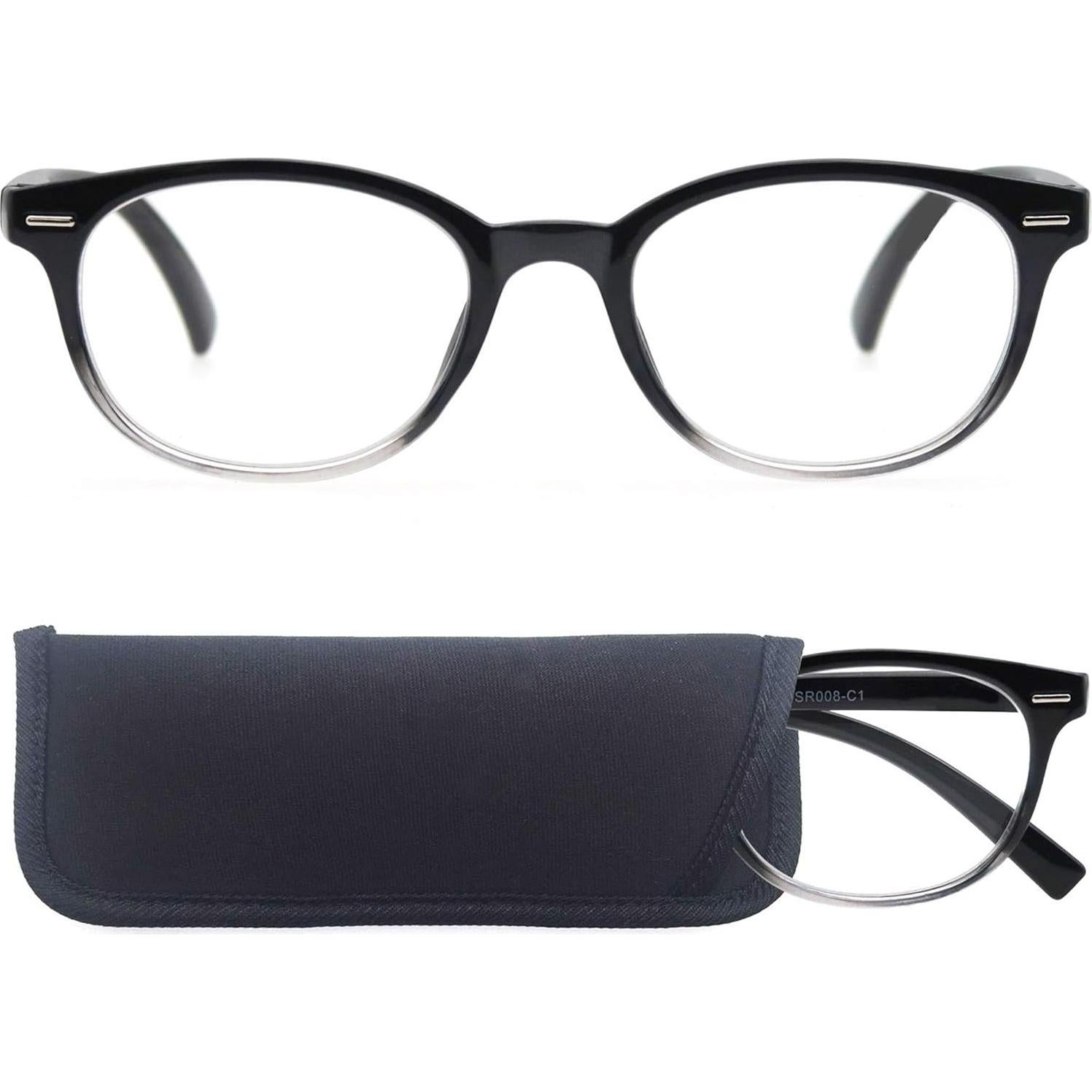 Gafas de lectura MODFANS redondas 3 pares +2.50 aumento