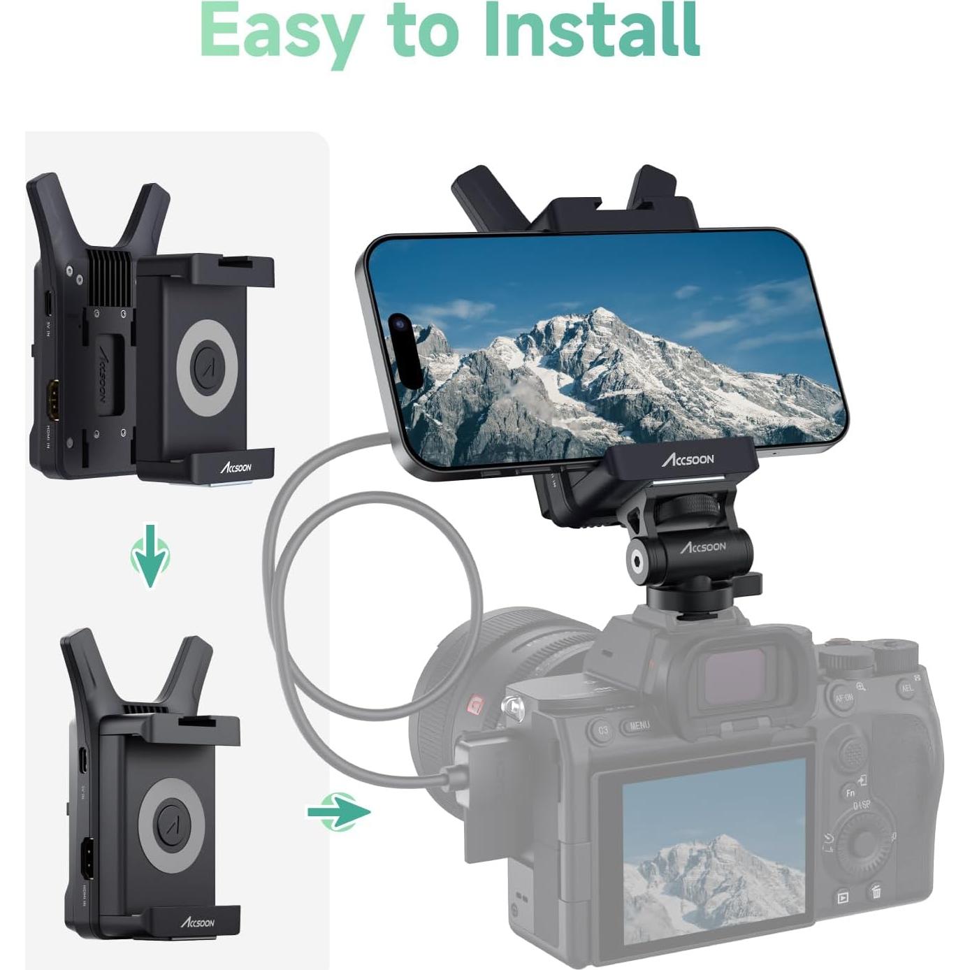 Transmisor de Video Inalámbrico Accsoon CineView Nano 500ft