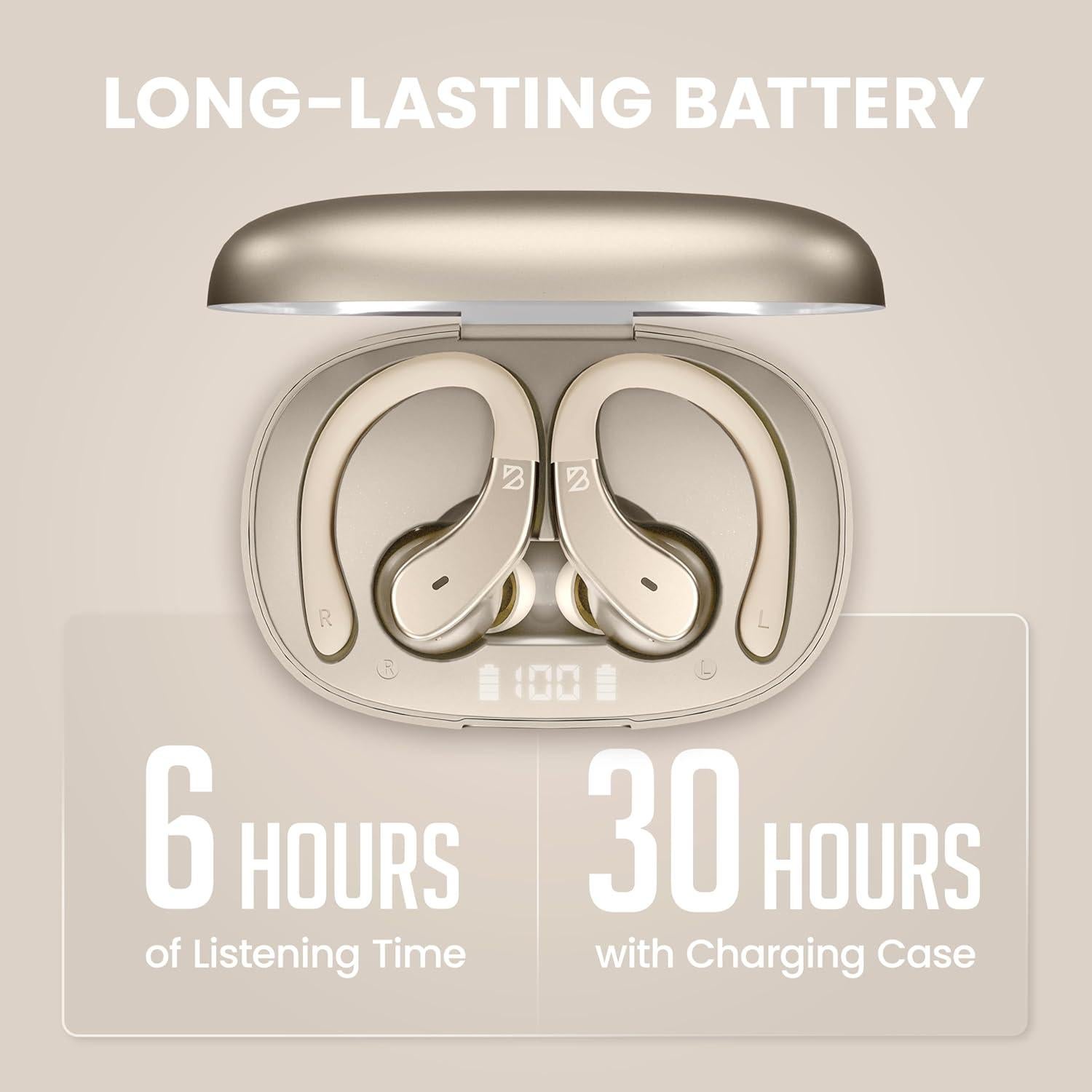 Auriculares Inalámbricos Back Bay Runner 40 Bluetooth Deportivos