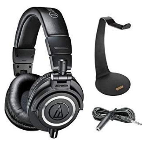 Auriculares de Monitor Audio-Technica ATH-M50x Negro + Soporte