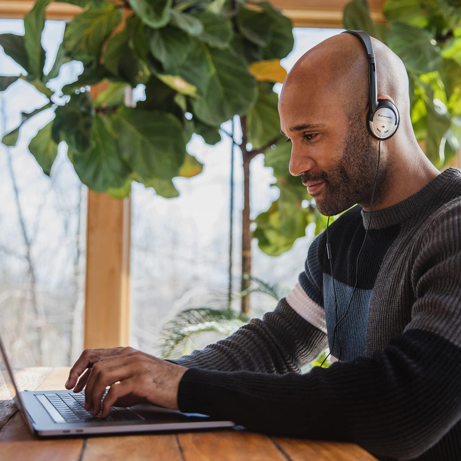 Auriculares Panasonic RP-HT21M sobre la oreja con micrófono