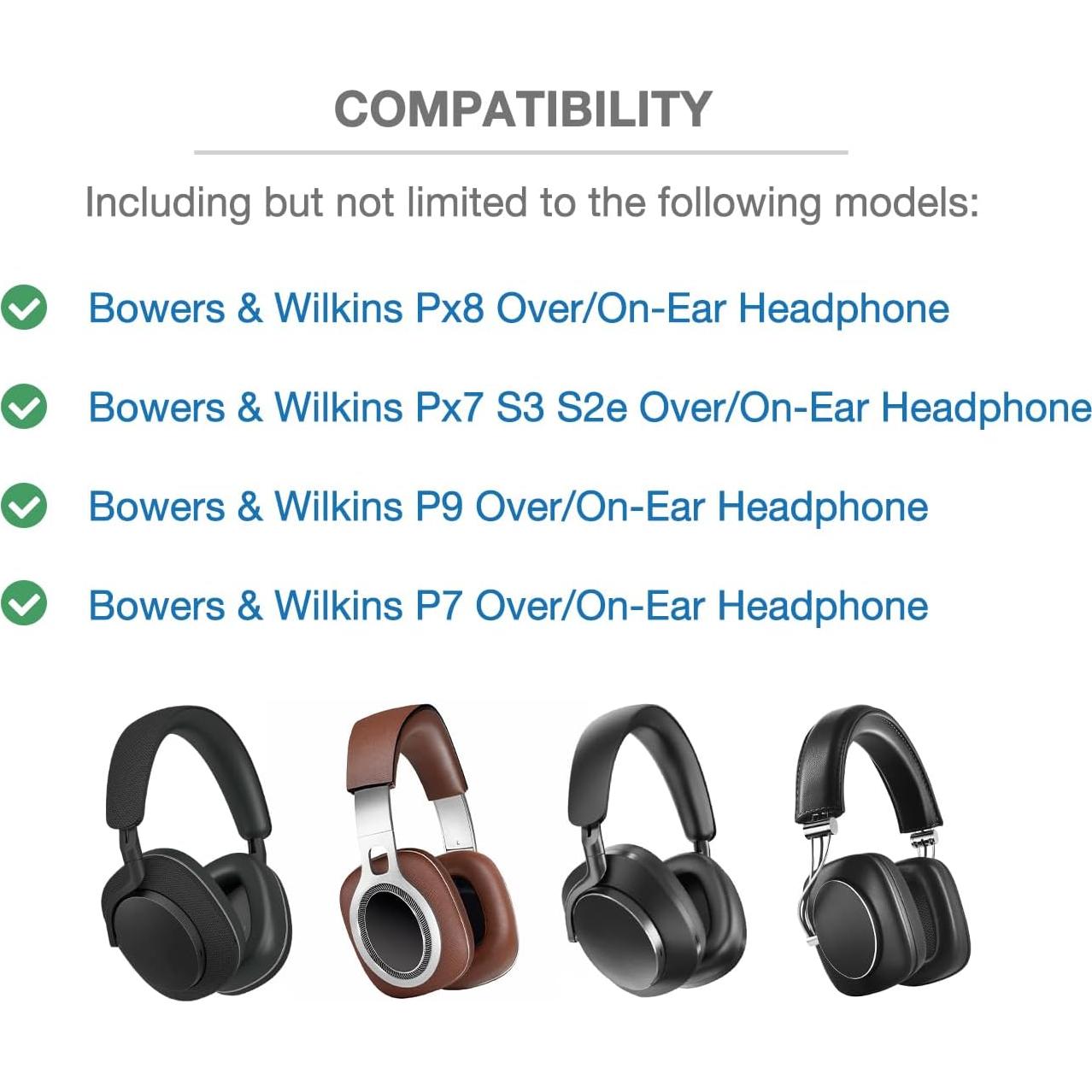 Funda Almohadilla Cabeza Voarmaks para Auriculares Bowers & Wilkins