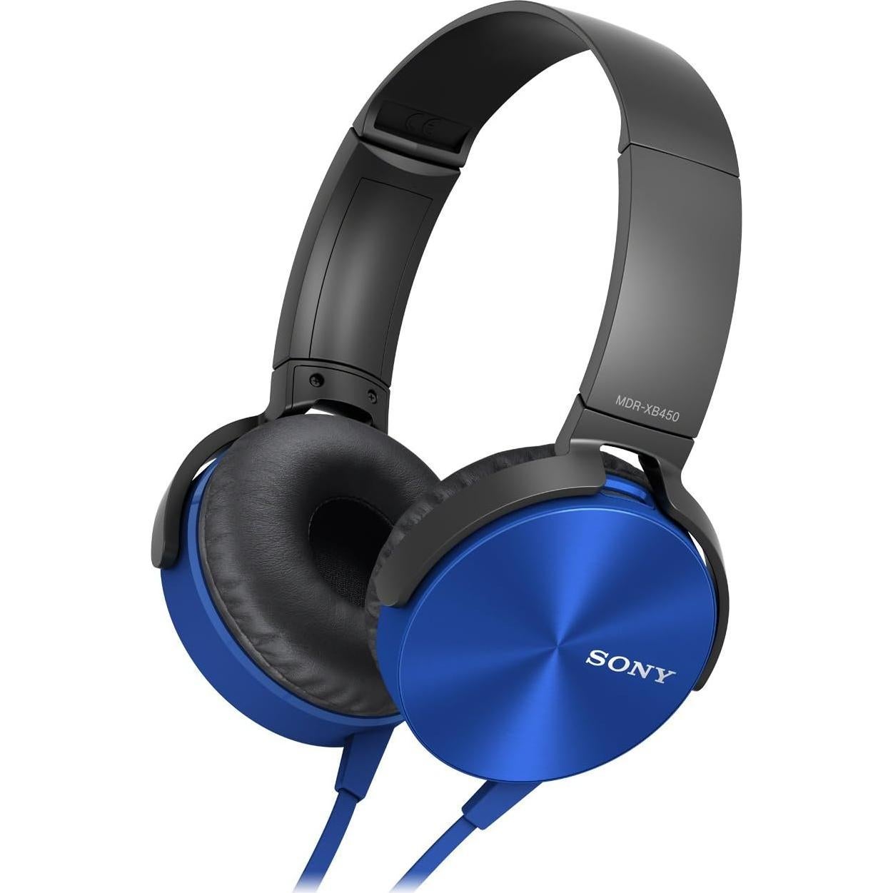 Auriculares Sony MDR-XB450AP Extra Bass Azul - 30mm