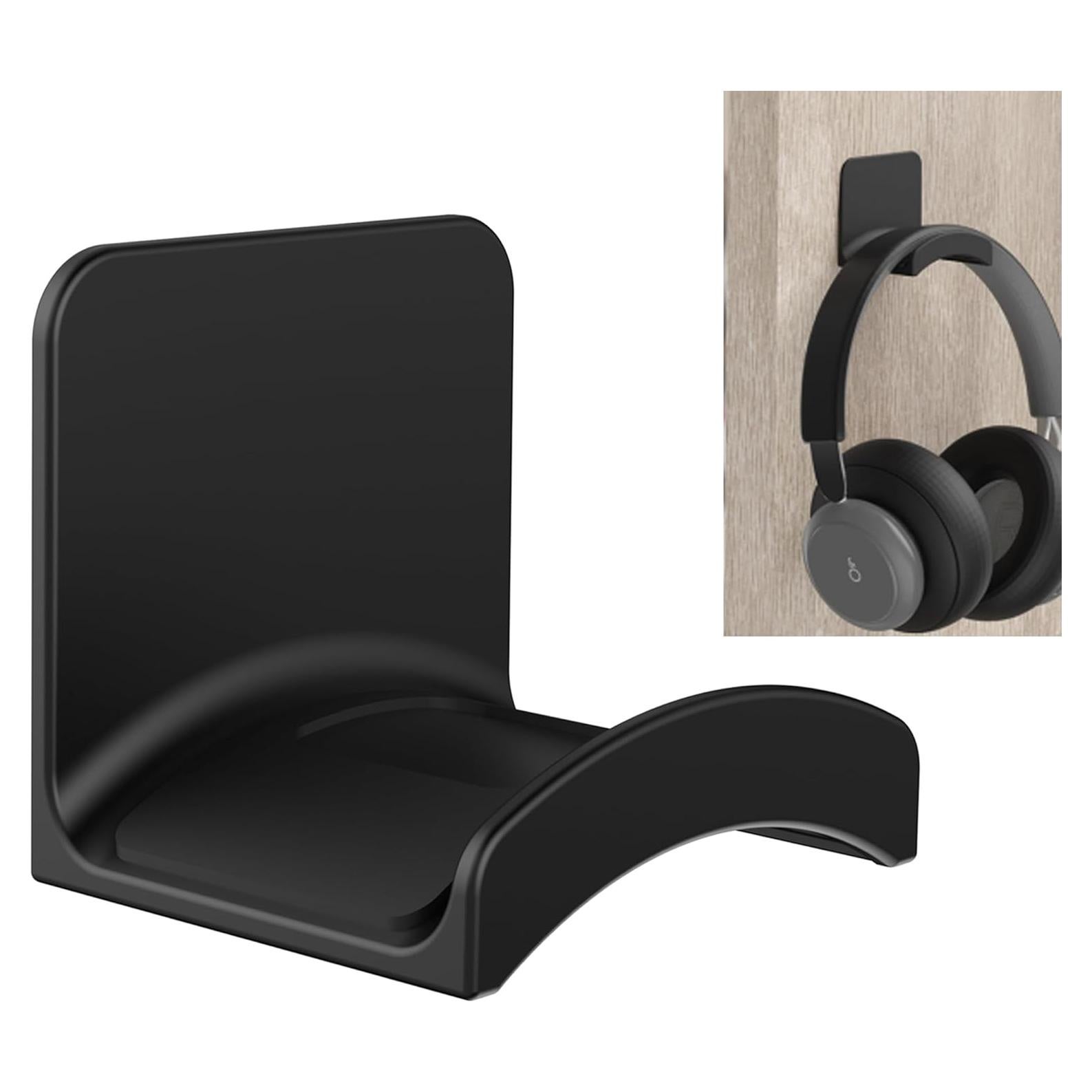 Soporte Adhesivo para Auriculares SOKUSIN - Gancho Universal Negro