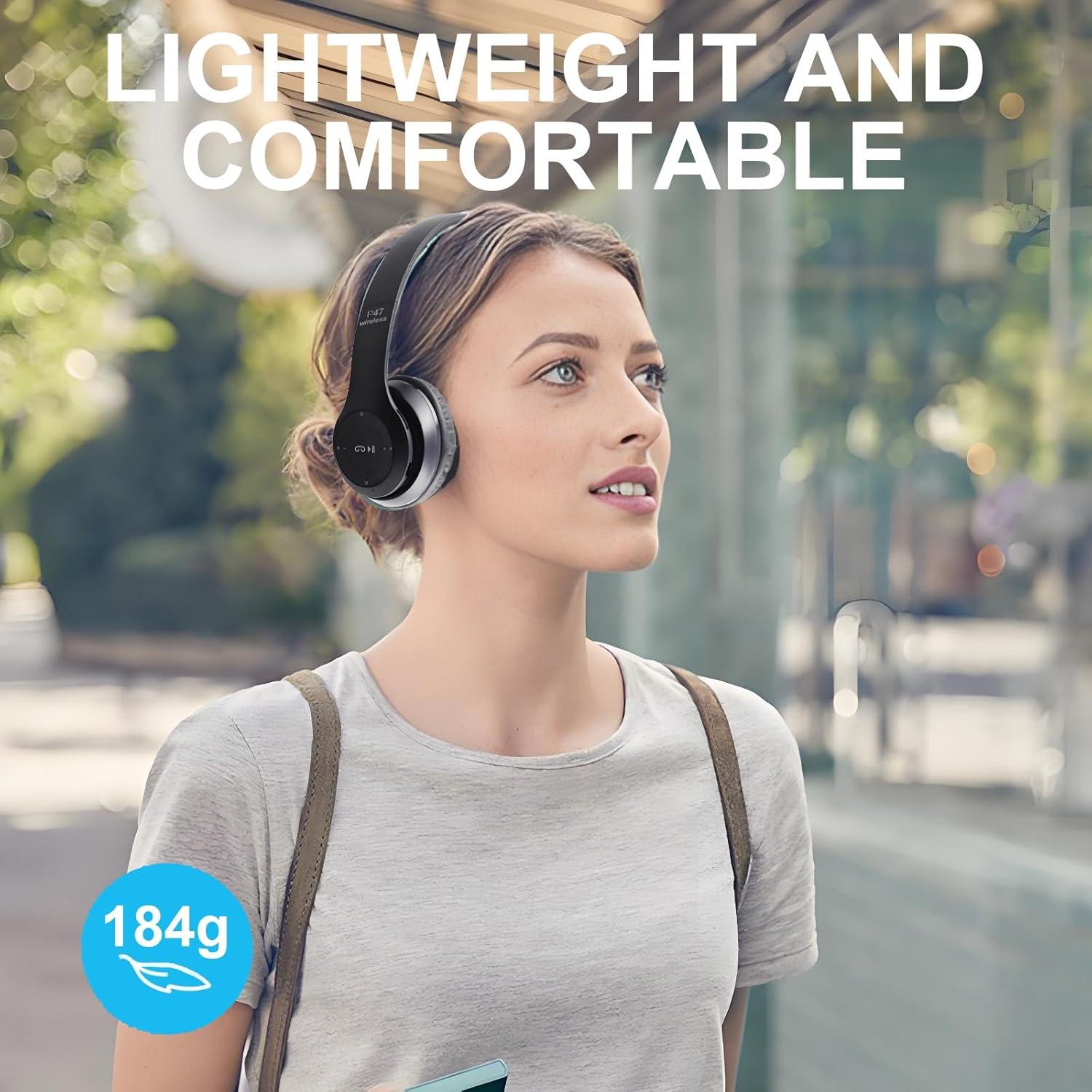 Auriculares Inalámbricos Bluetooth ZGSJ P47, Cancelación de Ruido