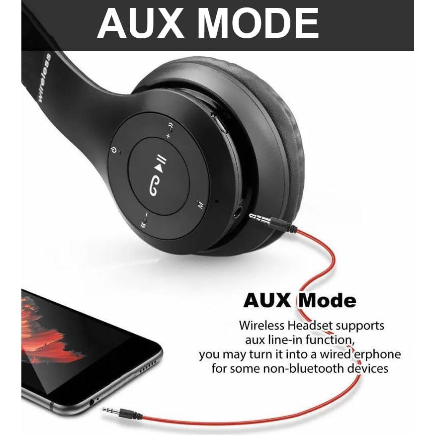 Auriculares Inalámbricos Bluetooth ZGSJ P47, Cancelación de Ruido