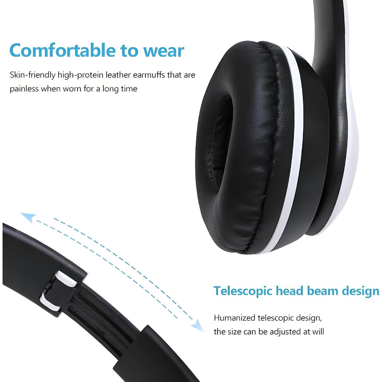 Auriculares Inalámbricos Bluetooth ZGSJ P47, Cancelación de Ruido