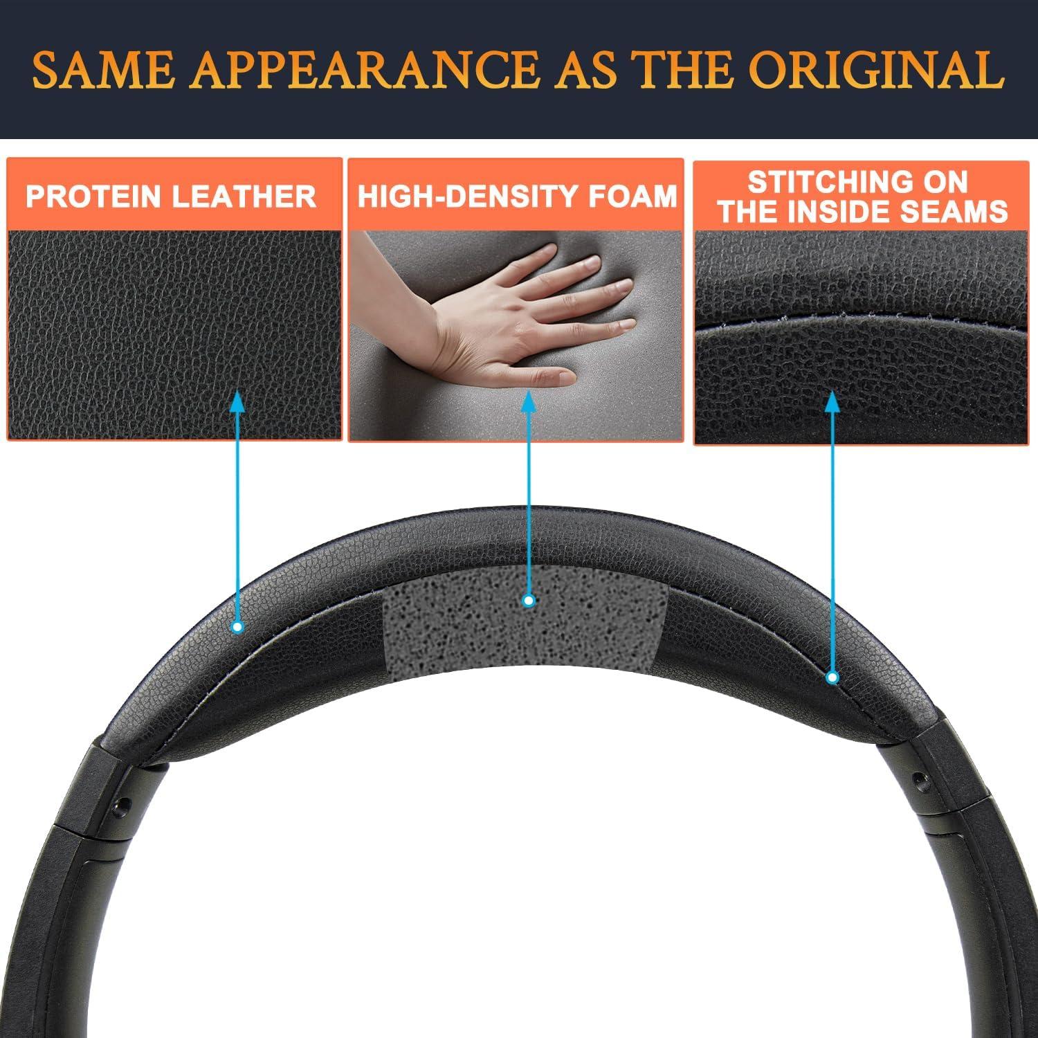 Funda de diadema SOULWIT para auriculares Edifier W830NB - Negro