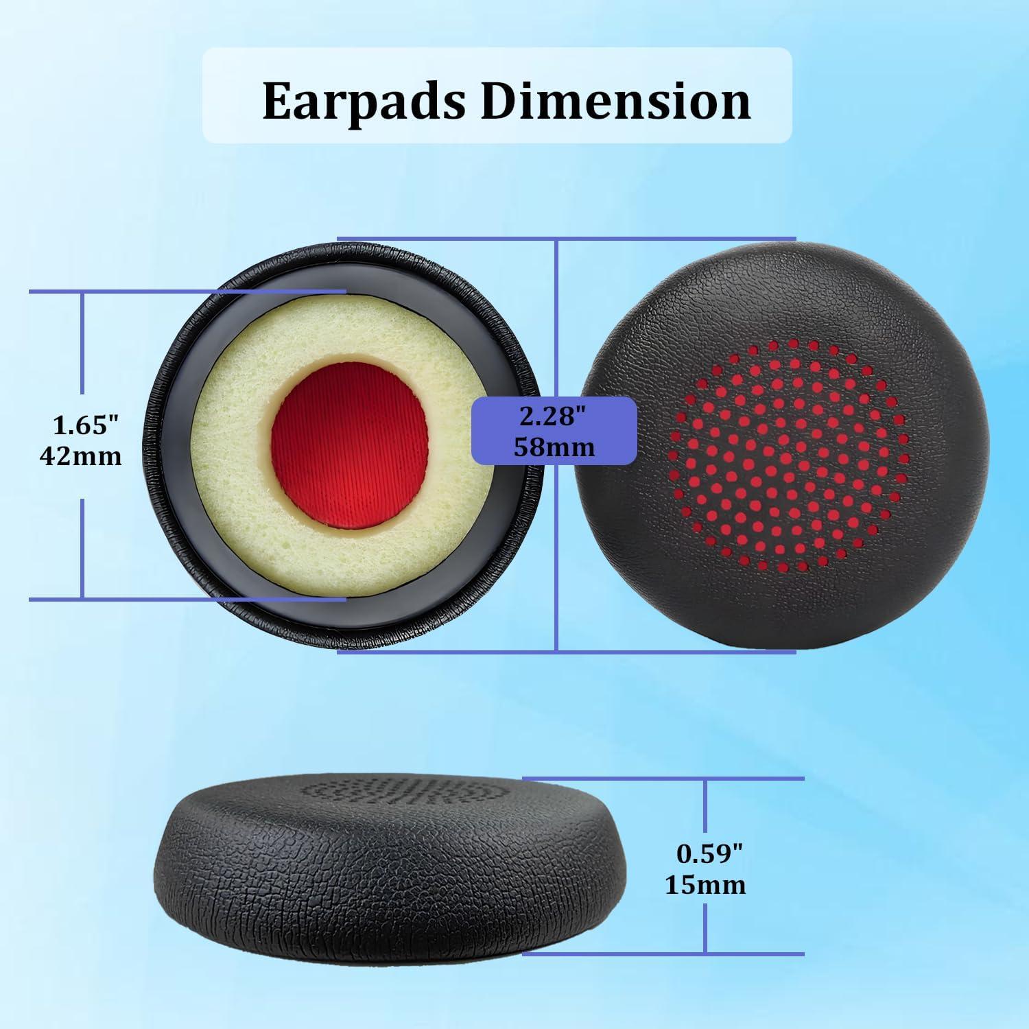 Cojines de Oído Jabra Evolve 65/40/30/20 Reemplazo 2 Pcs