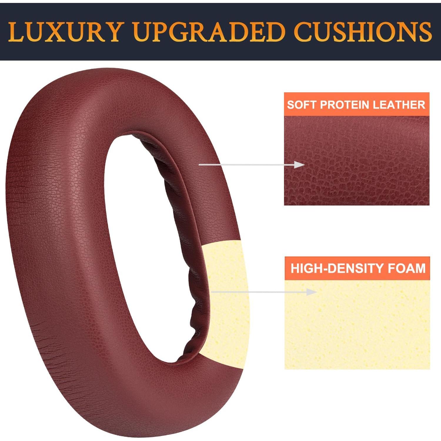 Almohadillas de Repuesto SOULWIT para Auriculares Jabra Elite 85h - Burdeos