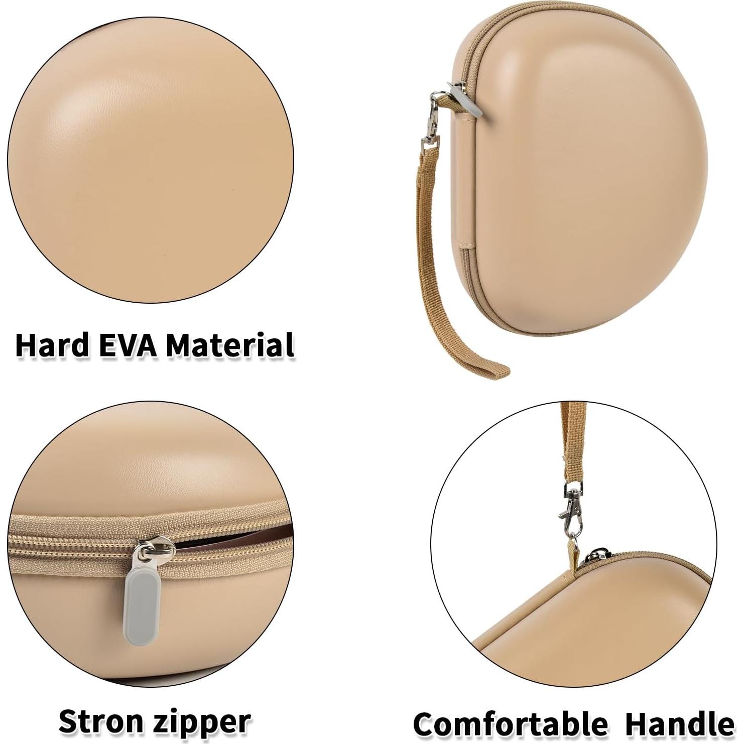 Funda Protectora para Auriculares Comecase Caqui Extra Grande