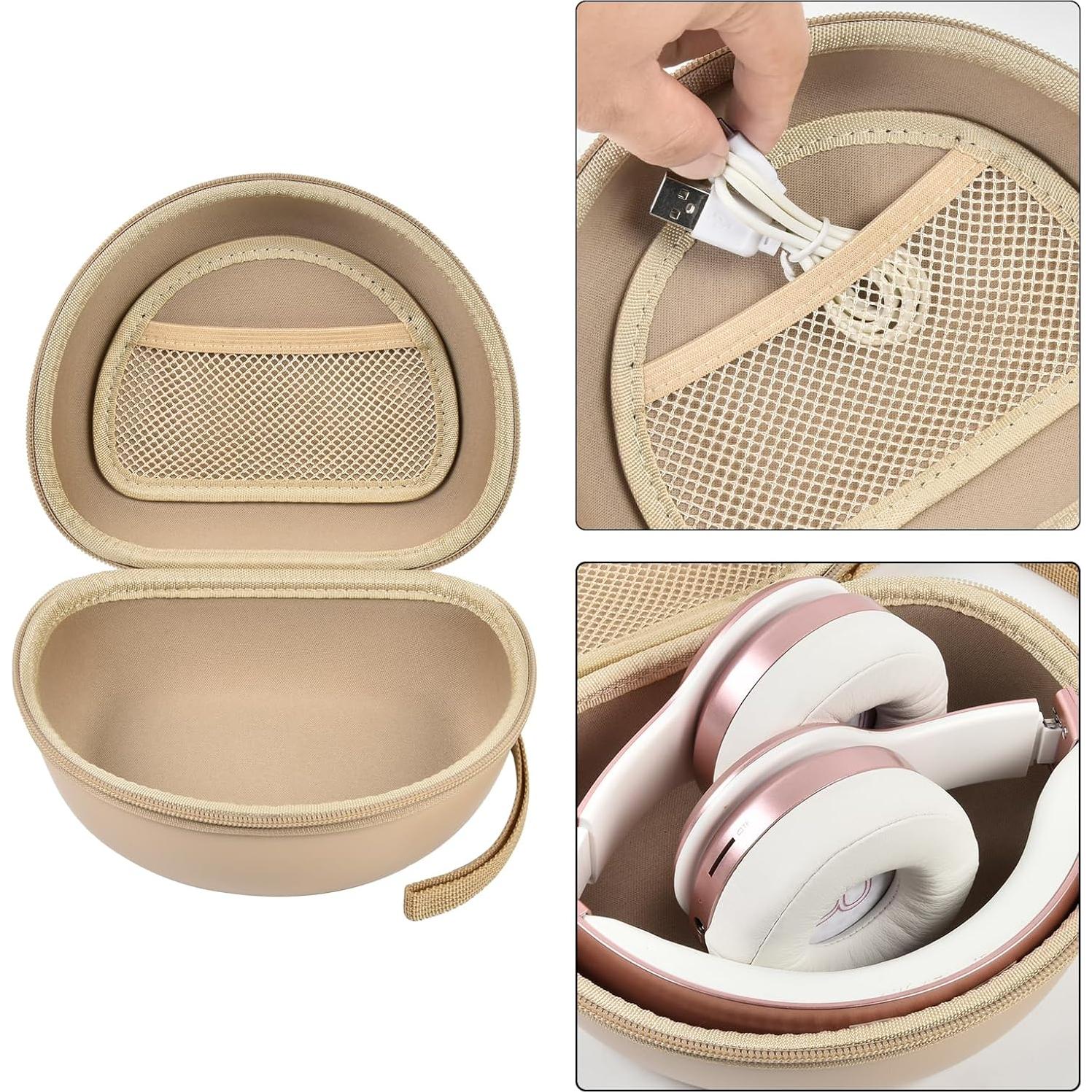 Funda Protectora para Auriculares Comecase Caqui Extra Grande