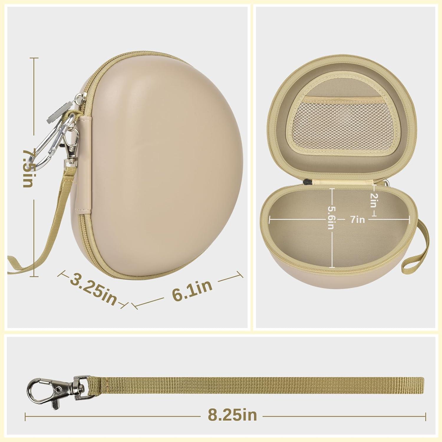 Funda Protectora para Auriculares Comecase Caqui Extra Grande