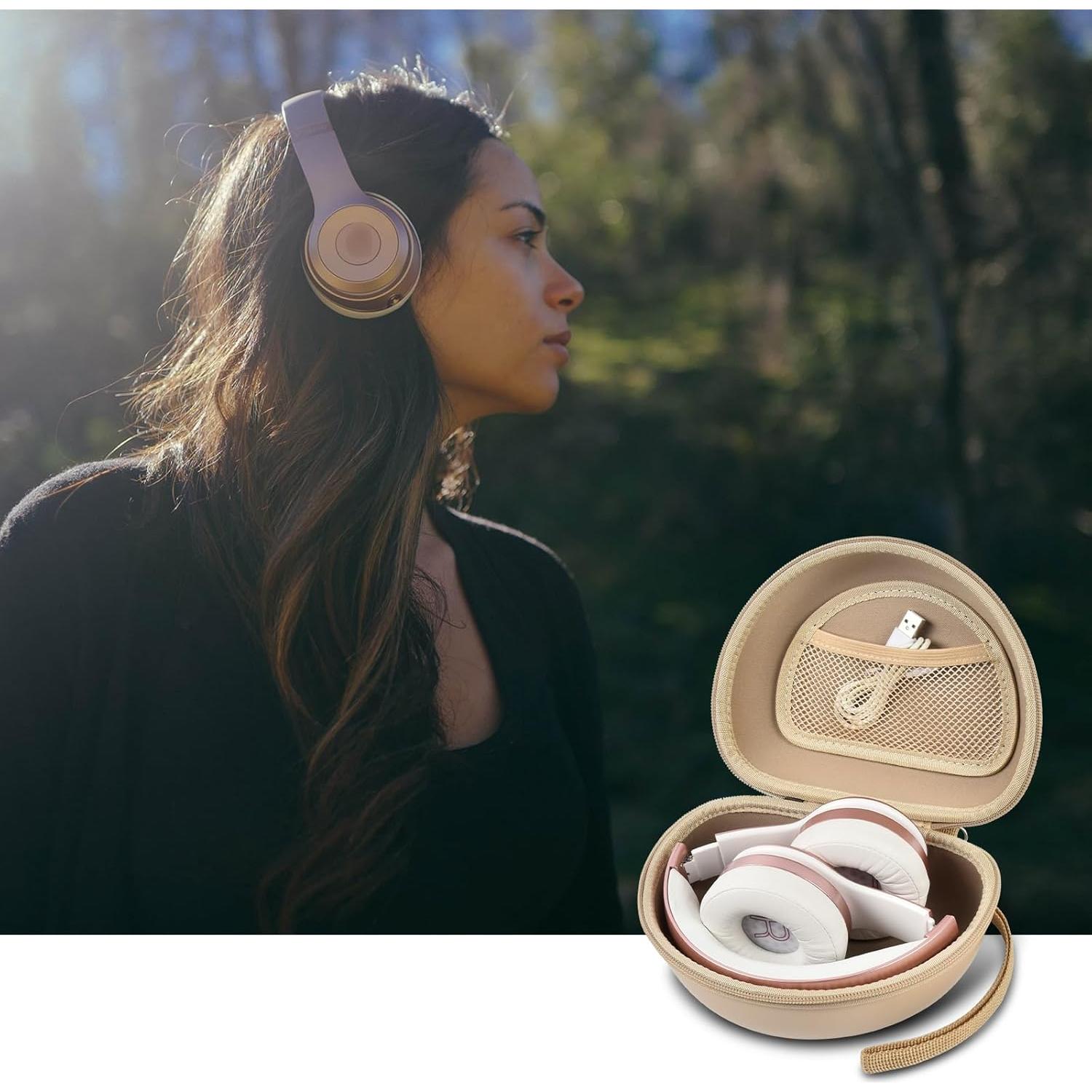 Funda Protectora para Auriculares Comecase Caqui Extra Grande