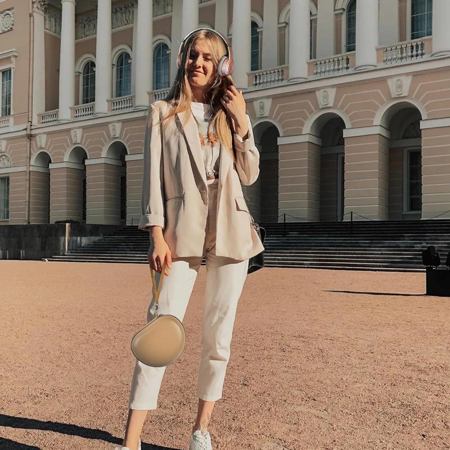 Funda Protectora para Auriculares Comecase Caqui Extra Grande