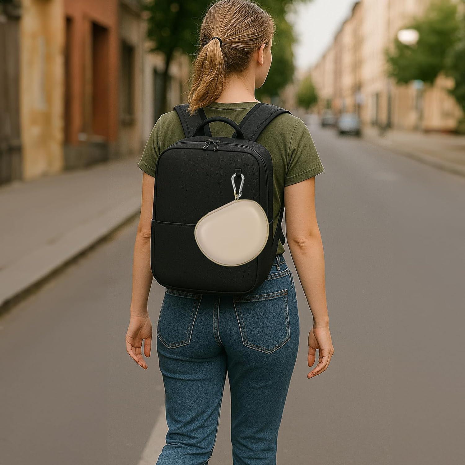 Funda Protectora para Auriculares Comecase Caqui Extra Grande