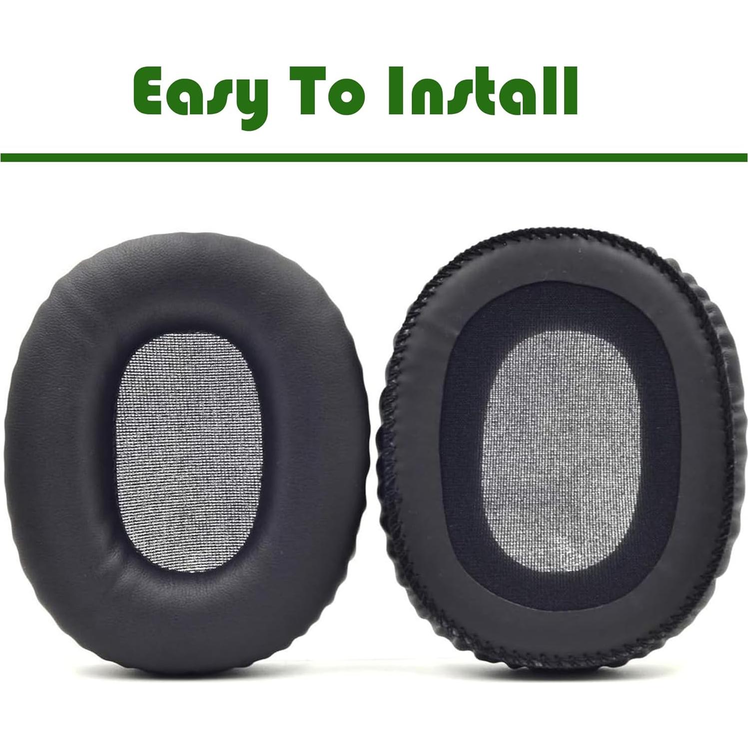 Monitor Over-Ear Earpads Replacement Cushion Compatible with Marshall Monitor Over Ear Stereo Headphones Ear Pads with Protein Leather