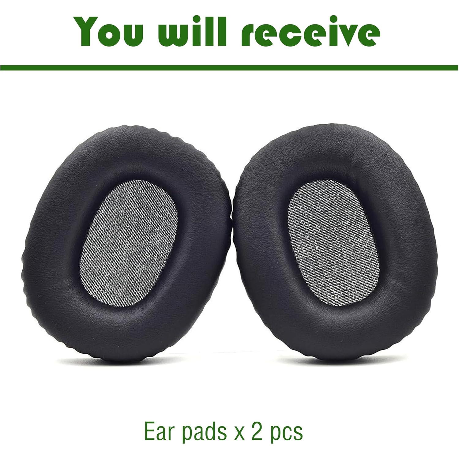 Monitor Over-Ear Earpads Replacement Cushion Compatible with Marshall Monitor Over Ear Stereo Headphones Ear Pads with Protein Leather