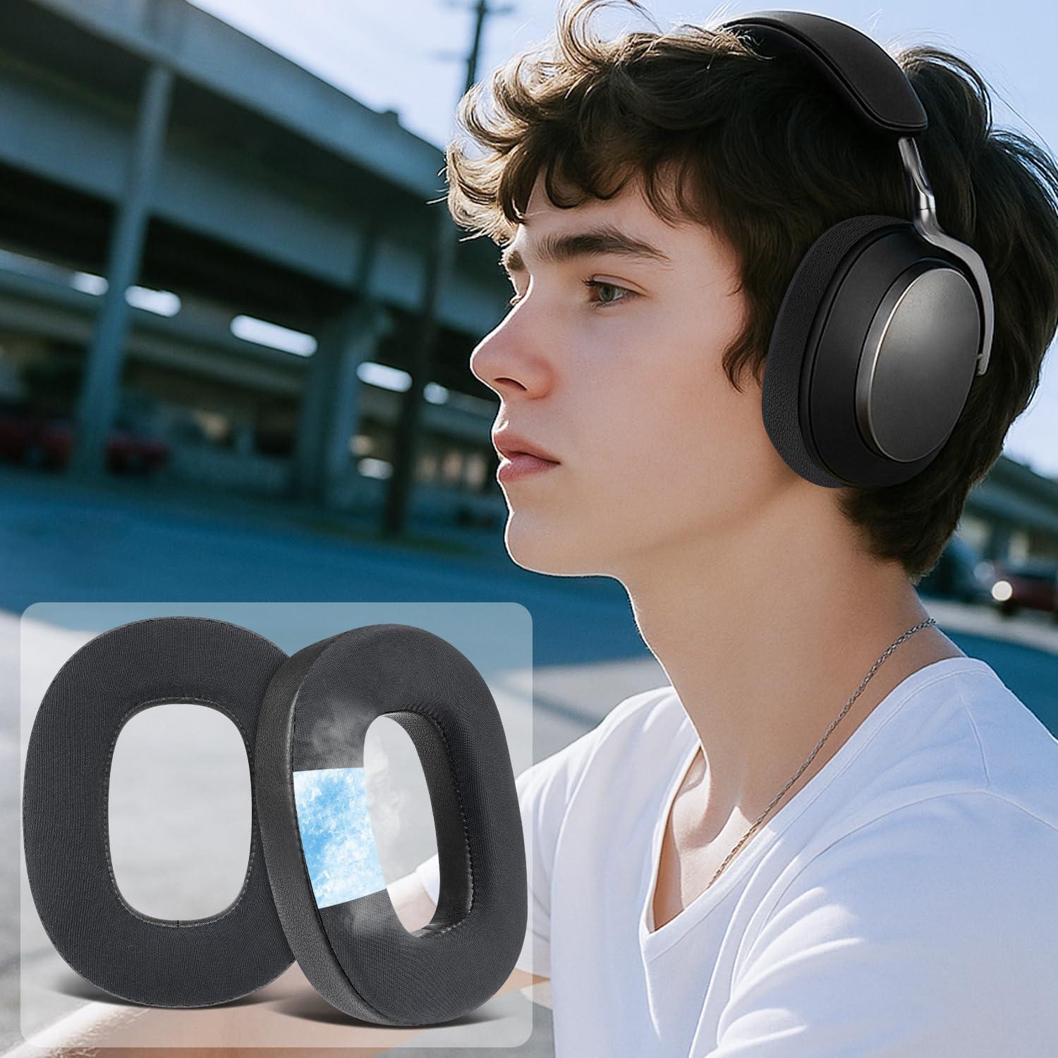 Almohadillas de Gel Refrigerante SOULWIT para Auriculares PX8/PX7 S2 - Negro