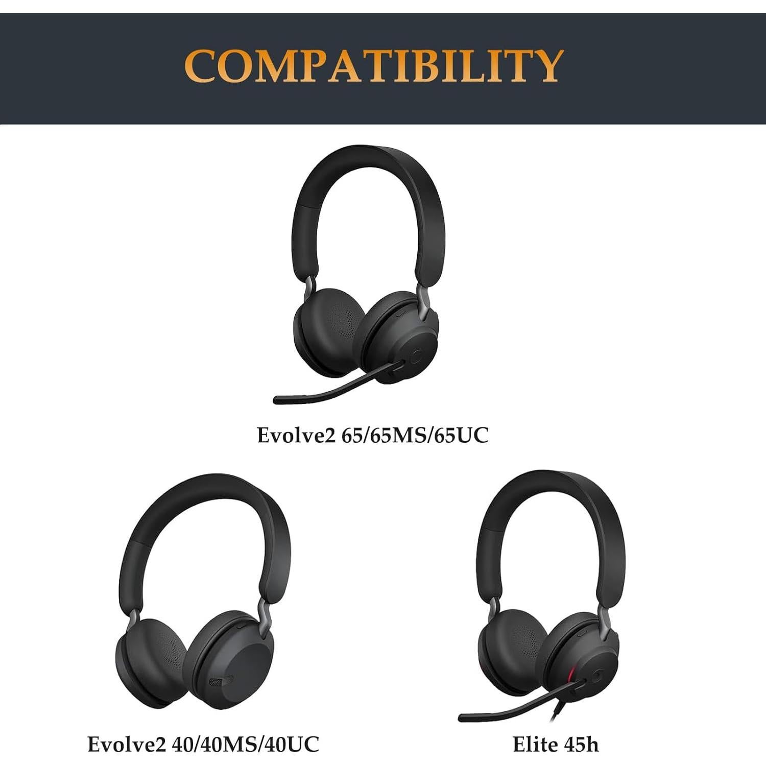 Almohadillas de Reemplazo Jabra Evolve2 65/40 - Lnvecnc