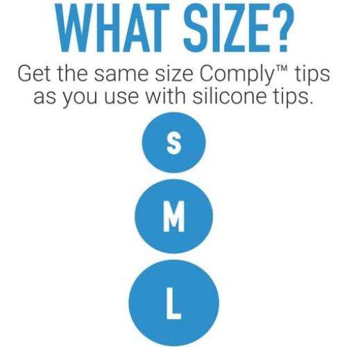 Puntas de Auriculares Comply TW-200-A para Anker y JBL - 3 Pares