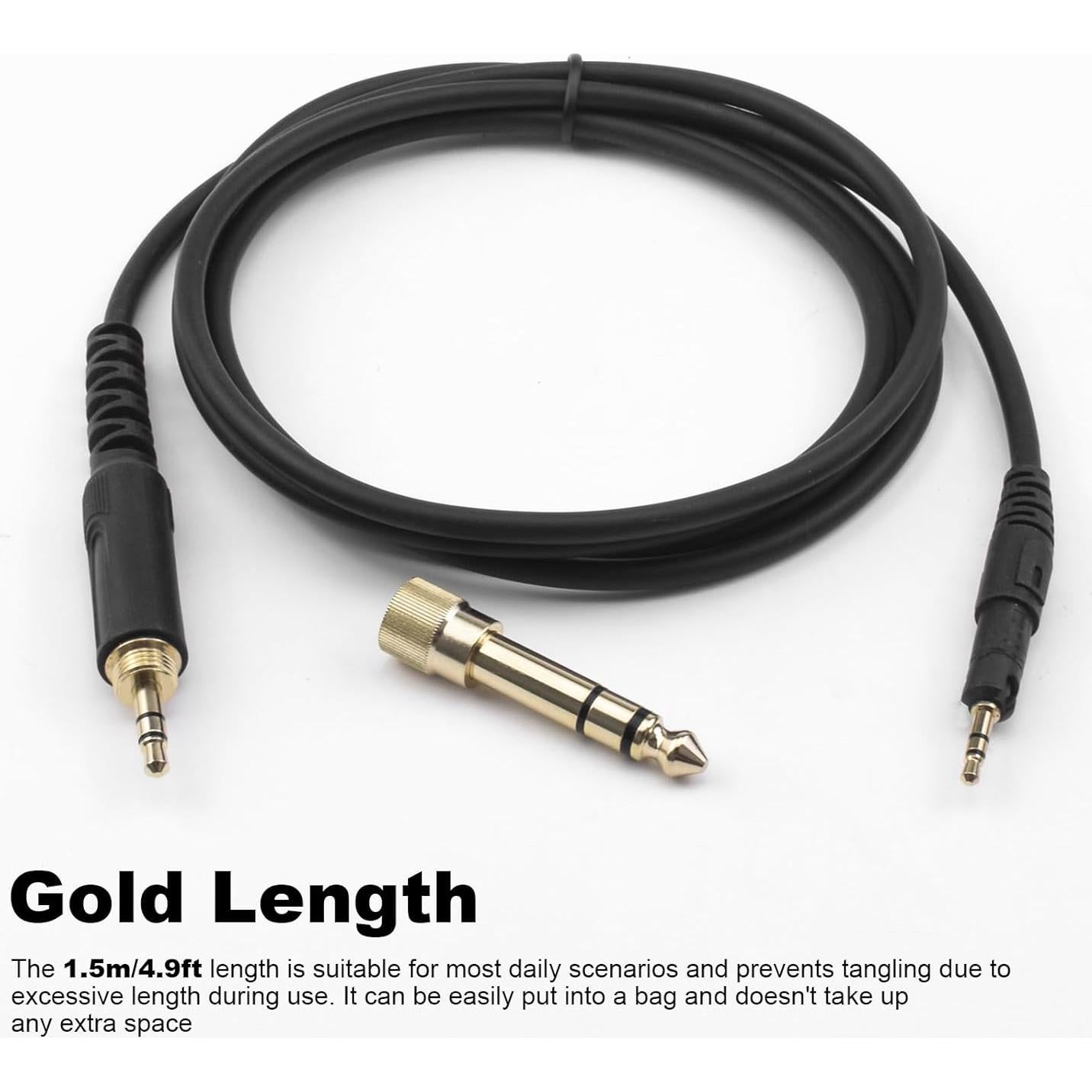 Cable de Audio Toxaoii 1.5m para Auriculares Audio Technica