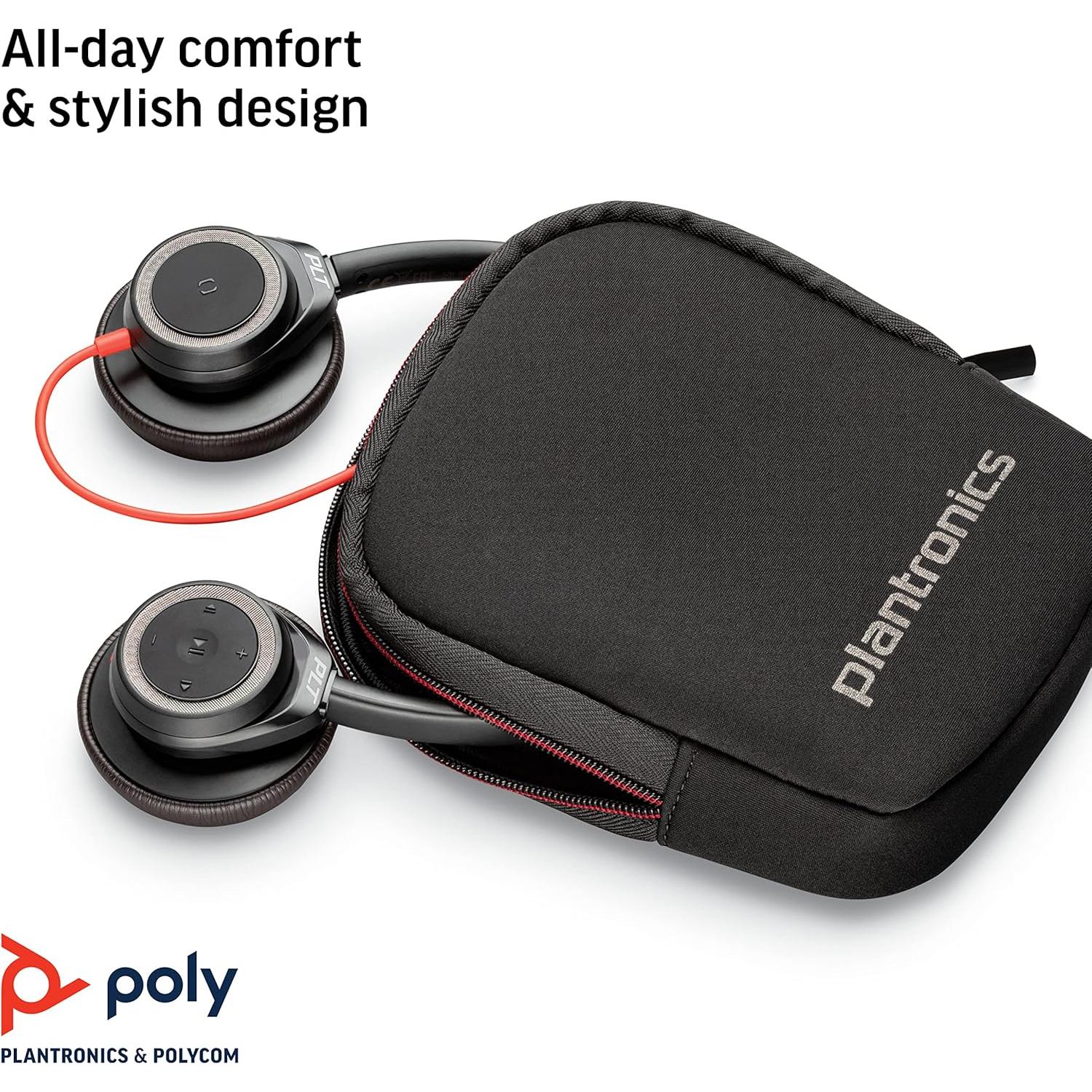 Auricular USB-A Poly Blackwire 7225 con Cancelación de Ruido