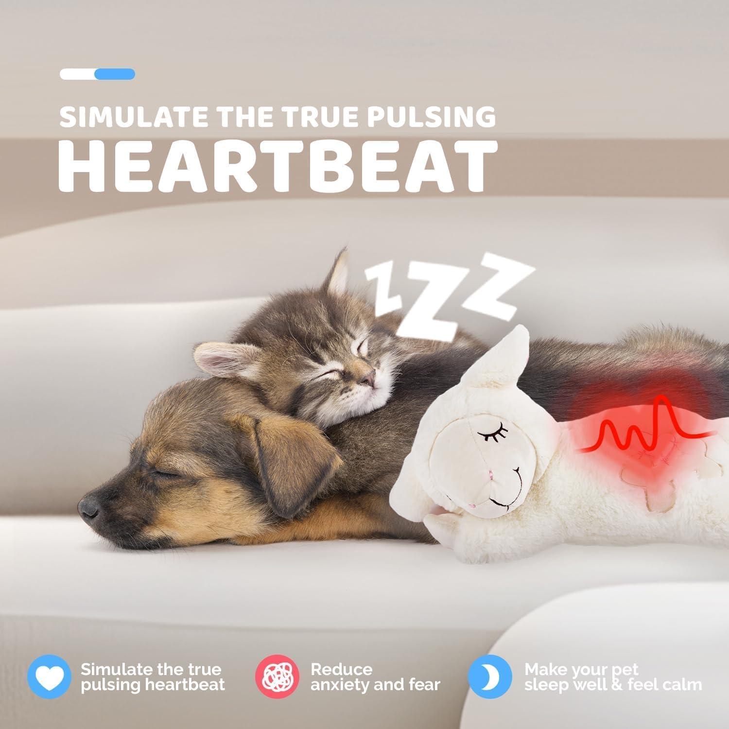 Juguete para Perros ALL FOR PAWS Oveja Heartbeat - Alivio Ansiedad