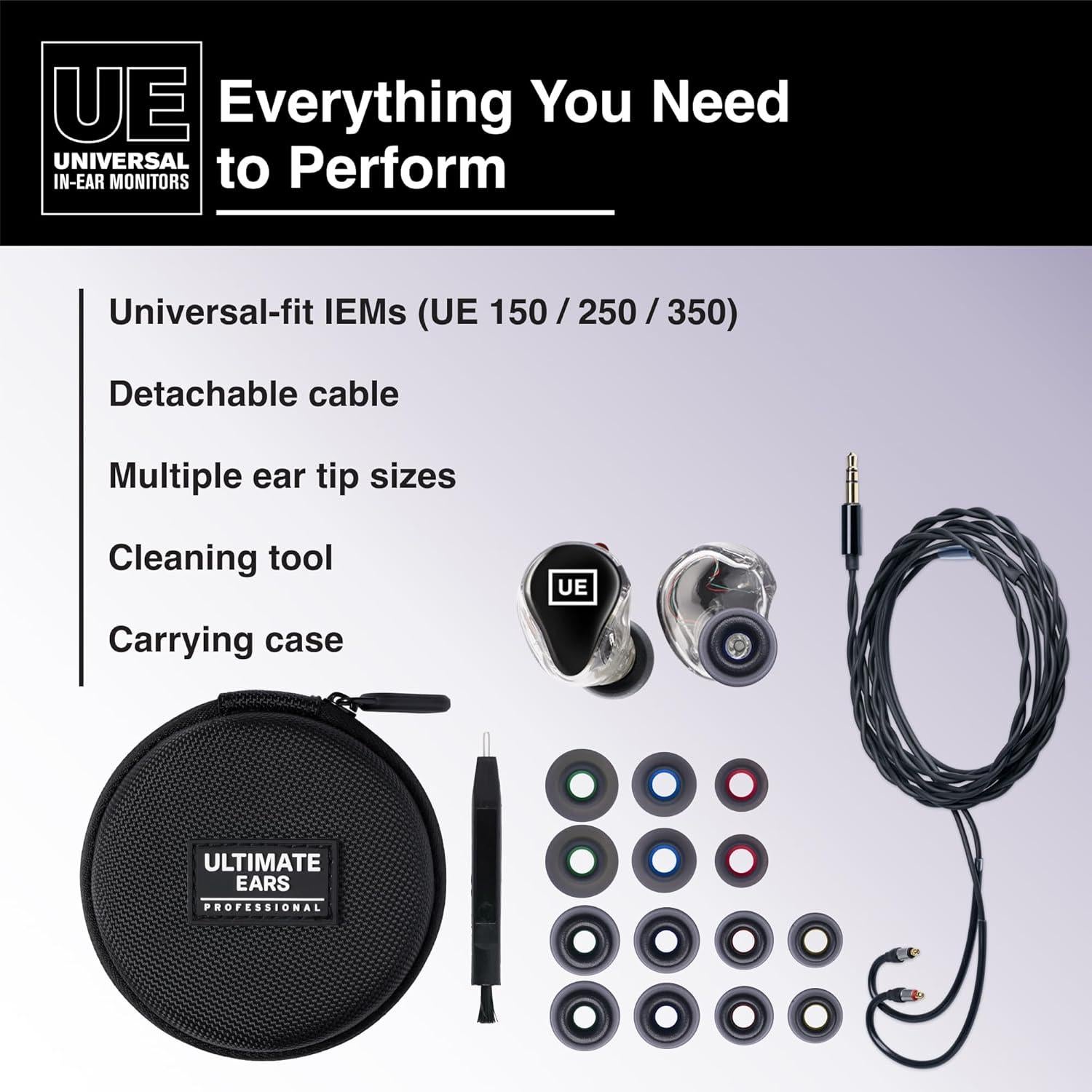 Monitores In-Ear Ultimate Ears UE150 para Audio Profesional