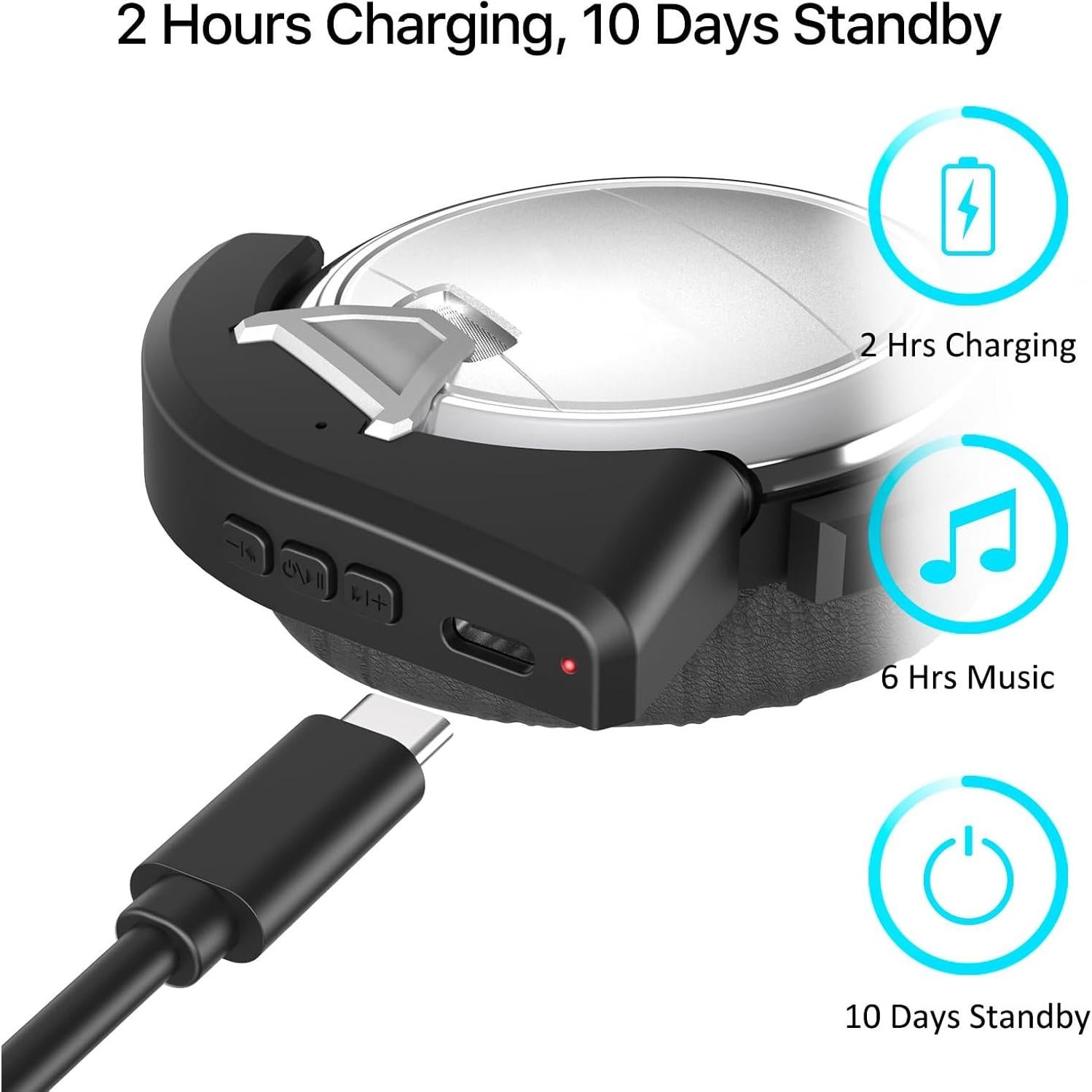 Adaptador Bluetooth 5.0 YOCOWOCO para Bose QC3 Inalámbrico