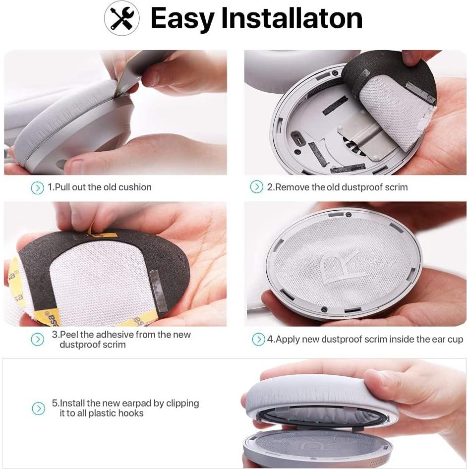 Cojines Earpads para Auriculares Bose 700 NC700 - Negro