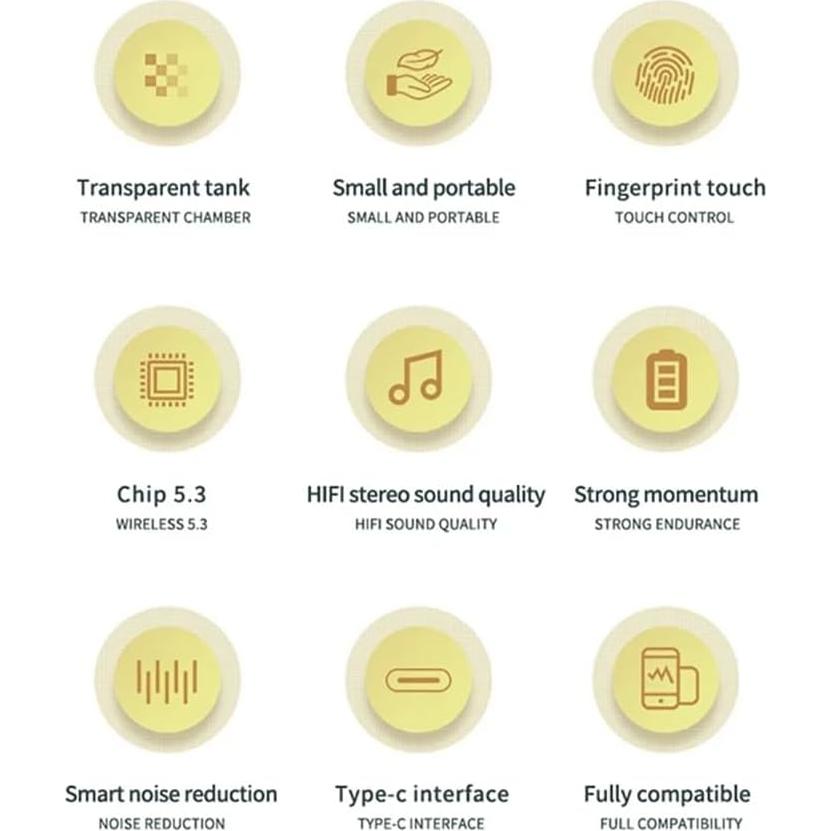 Auriculares Inalámbricos Bluetooth 5.4 ZAMZAM ANC IPX8 48Hr