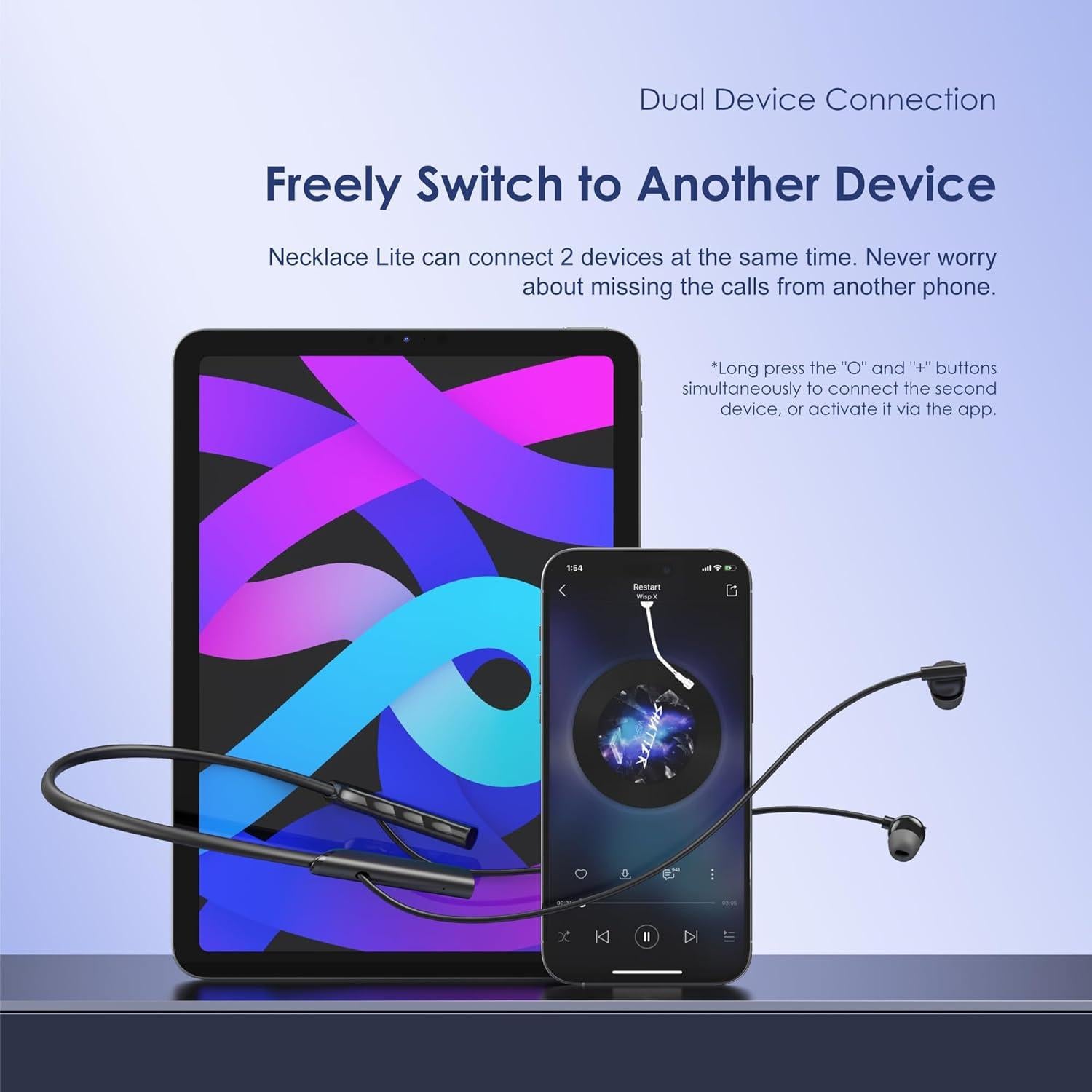 Auriculares Inalámbricos Oraimo OEB-311, Banda Cuello, 30H Batería