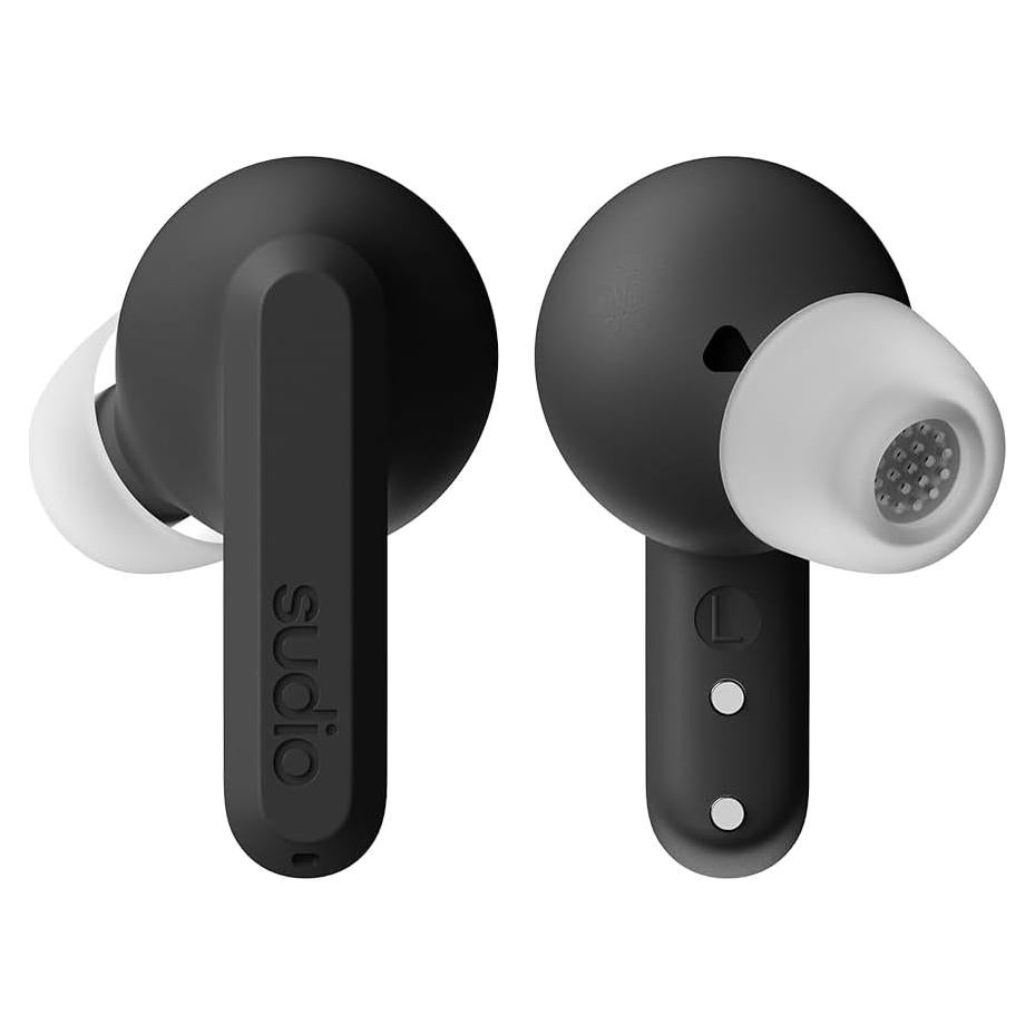 Auriculares In-Ear Sudio A3 Pro Bluetooth 5.4 ANC IPX4 Negro