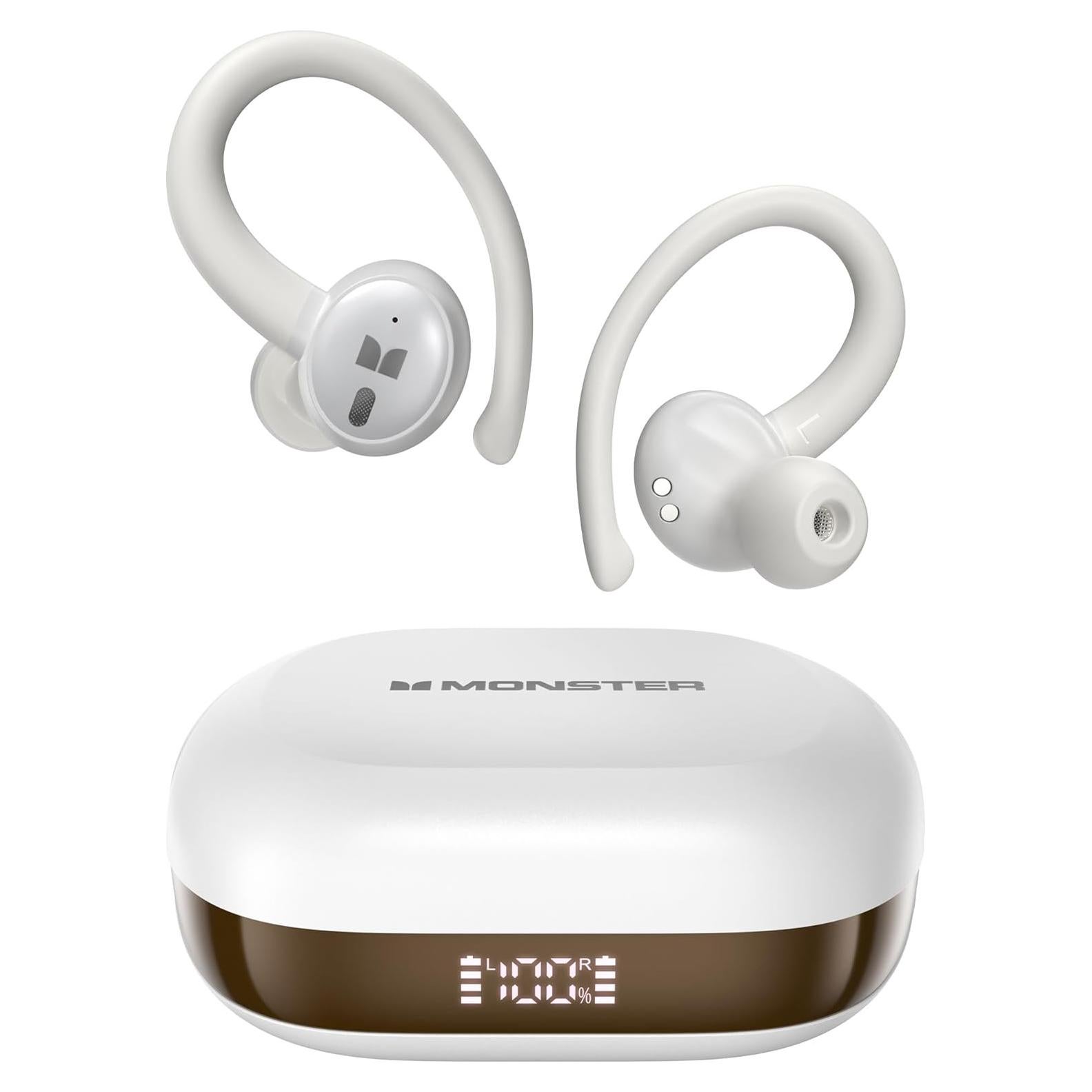 Auriculares Deportivos Monster E117 | Impermeables IPX6 | 48H Batería