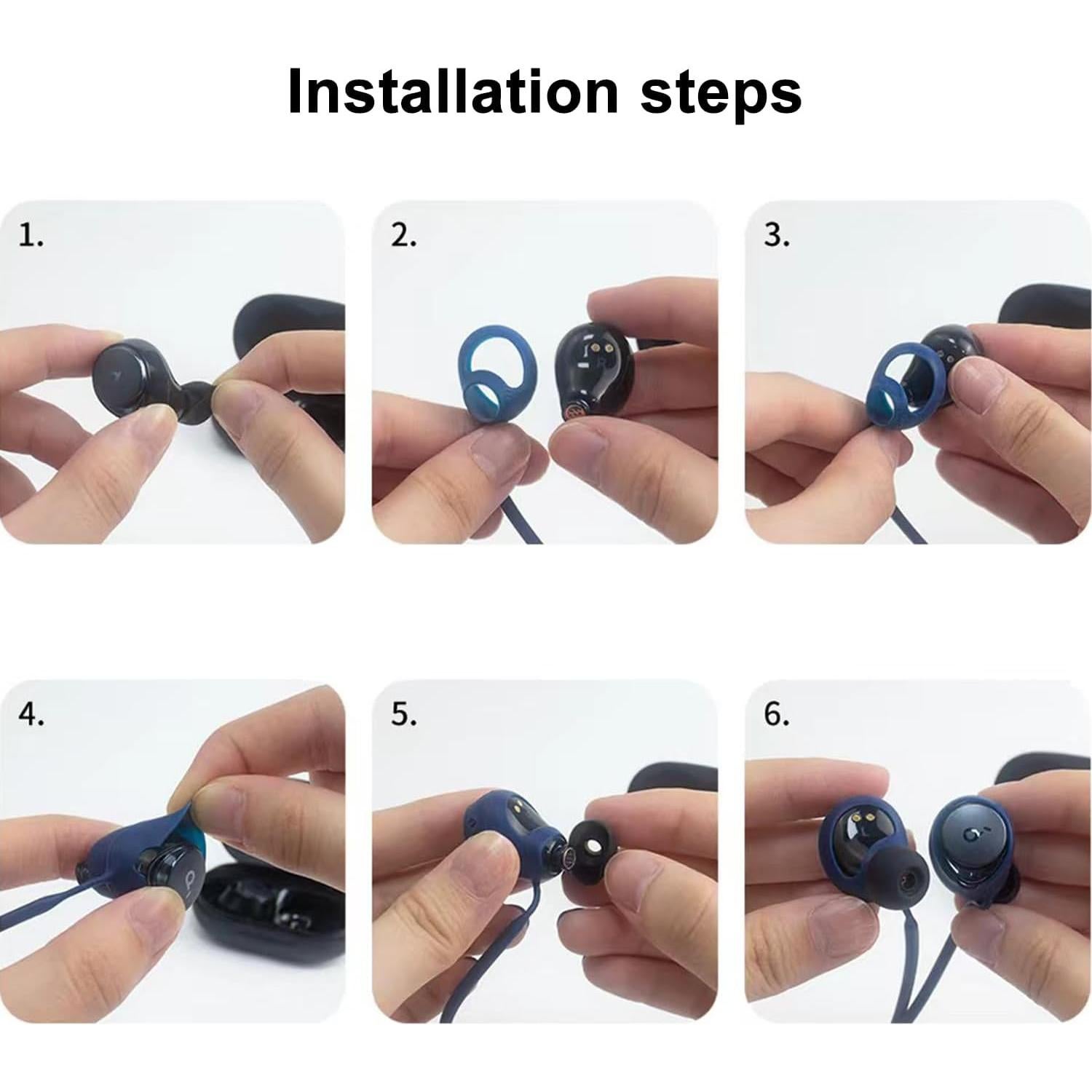 Funda Protectora Silicona Anker Soundcore Space A40 Azul