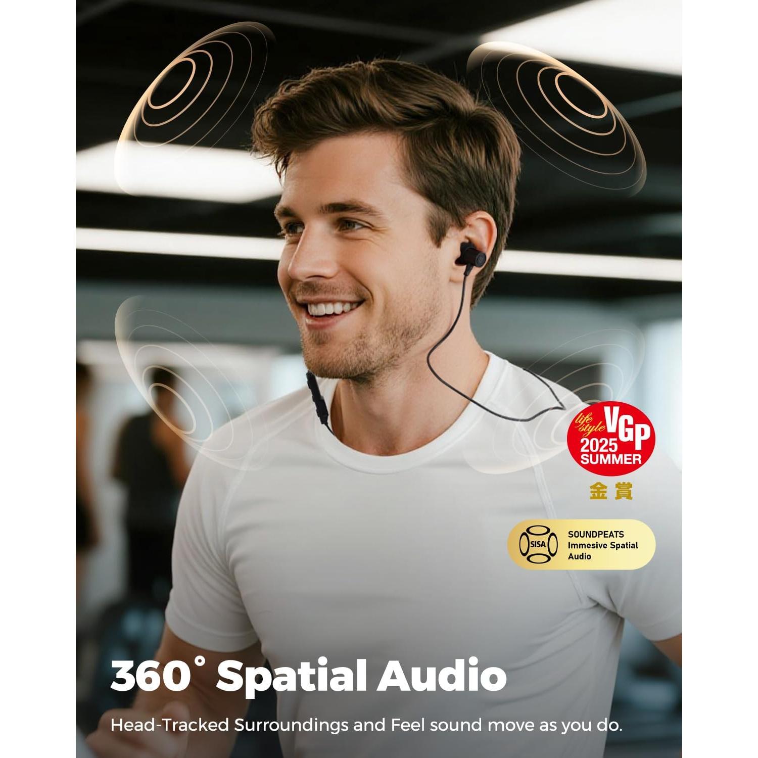 Auriculares Inalámbricos SoundPEATS Q40 HD IP67 20H Bluetooth 6.0