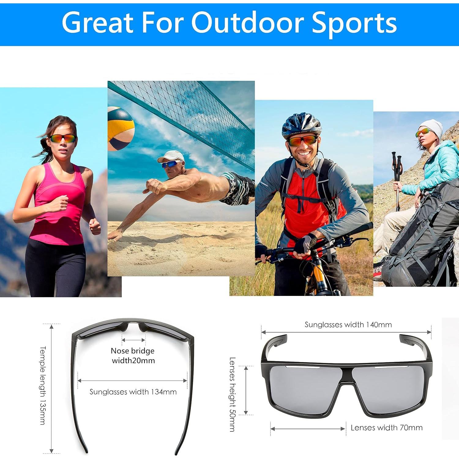 Gafas de sol polarizadas POLARS DESIGN UV400 para deportes