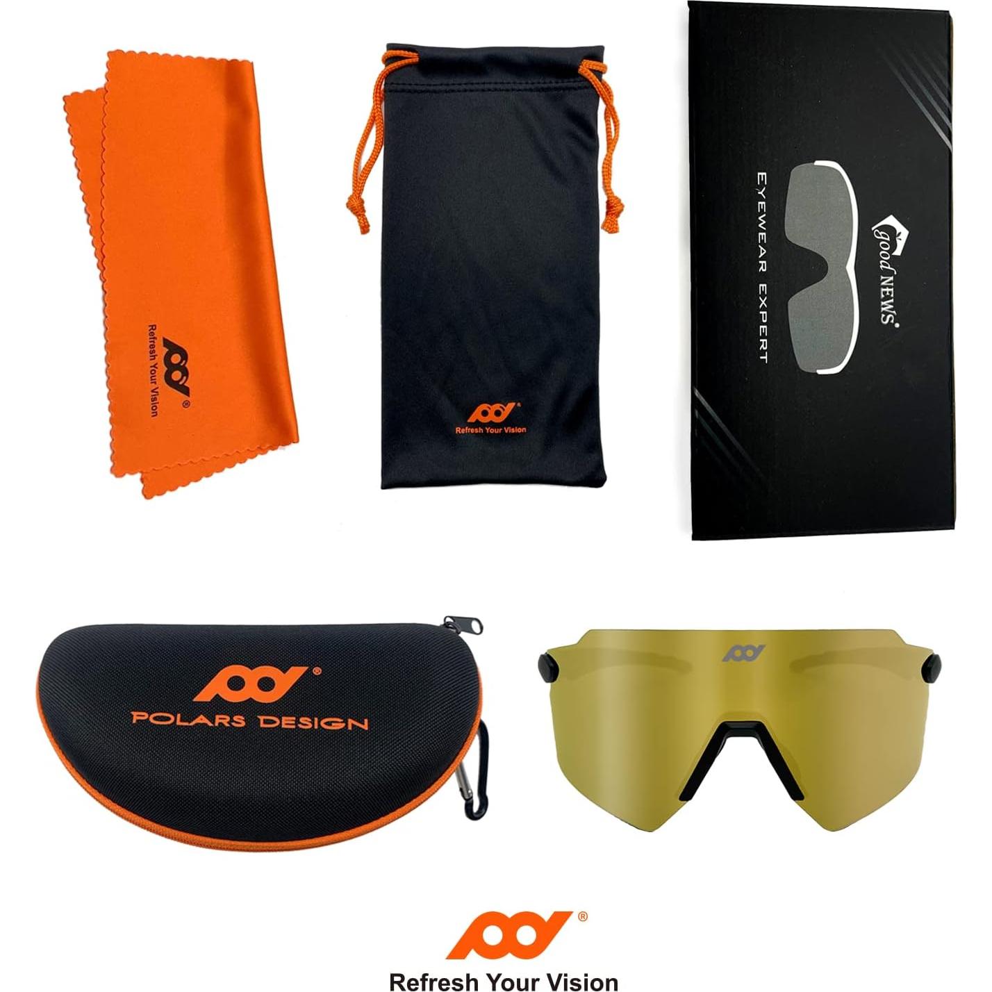Gafas de sol polarizadas TR90 para deportes al aire libre